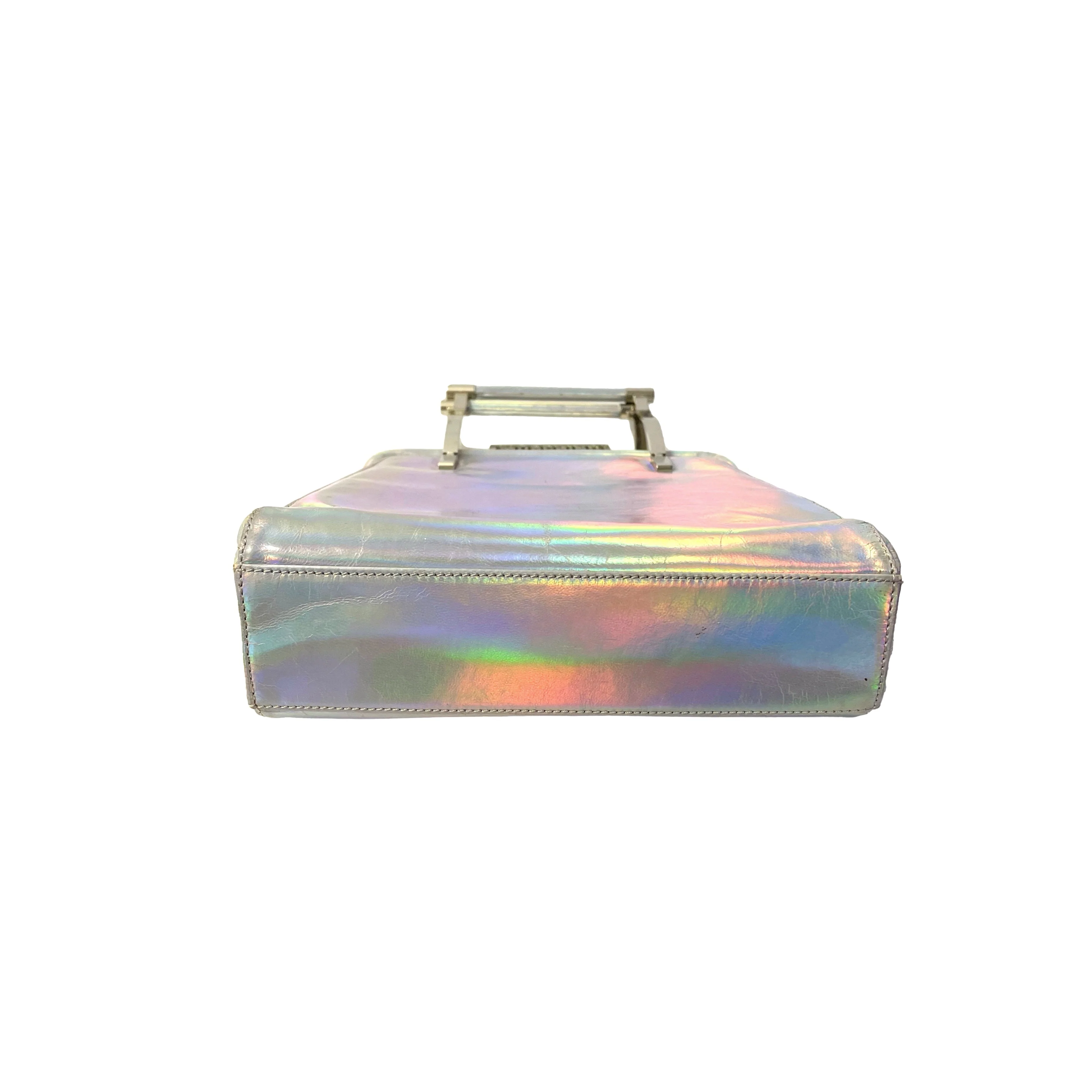 Moschino Holographic Logo Top Handle - Image 2