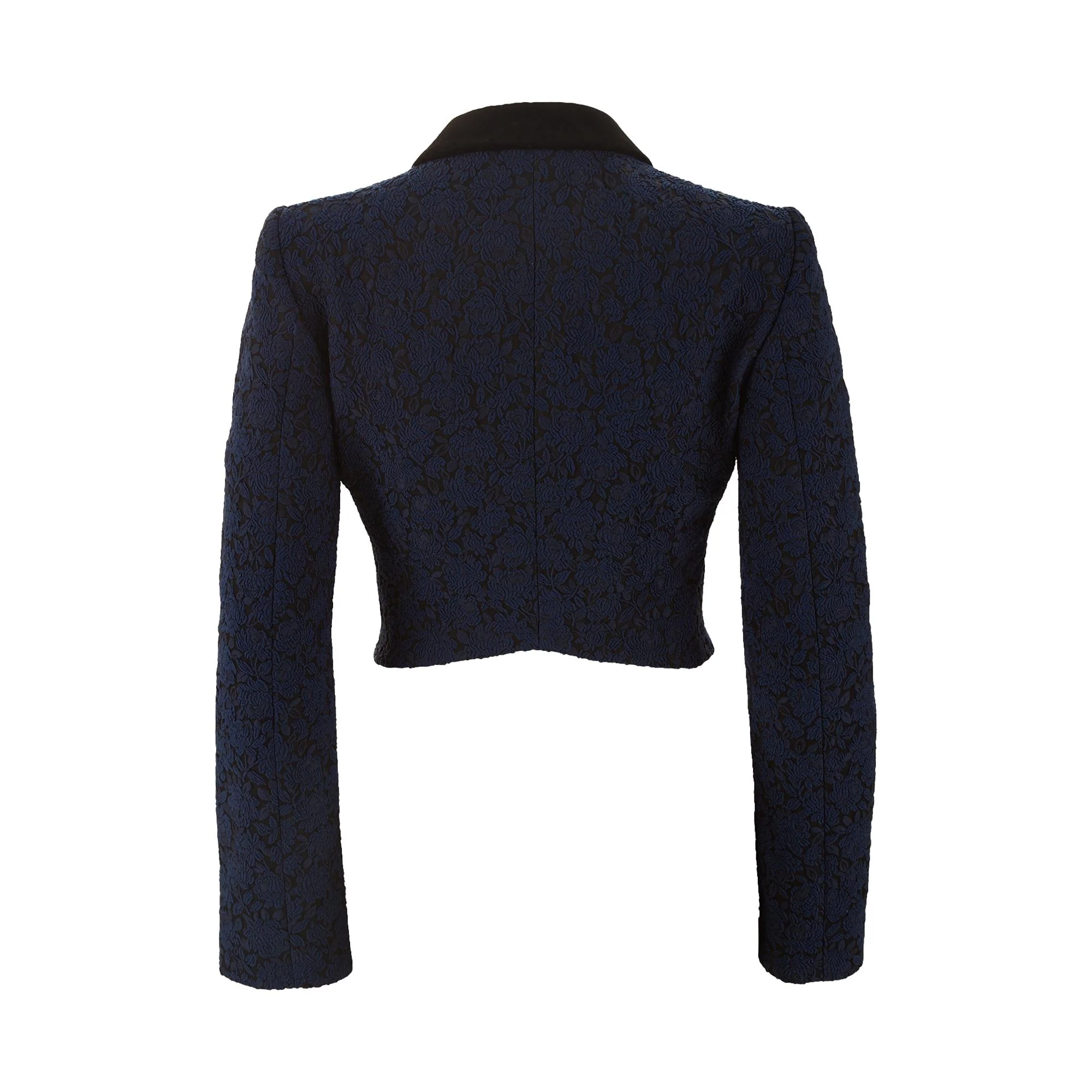 Moschino Navy Floral Jacket - Image 3