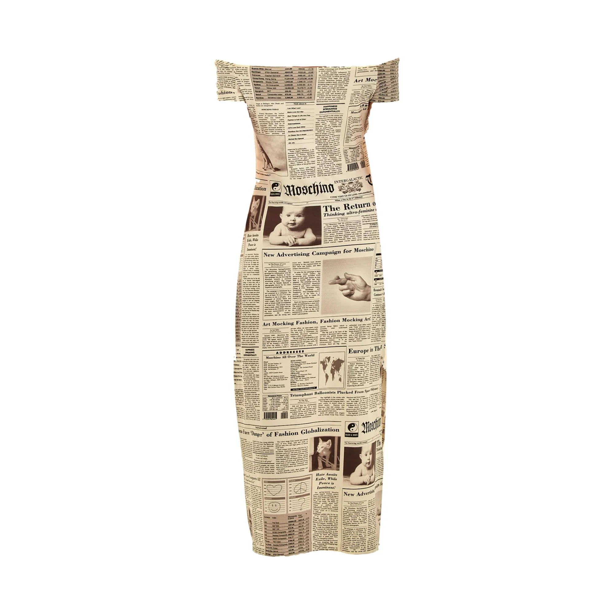 Moschino Newsprint Dress - Image 2