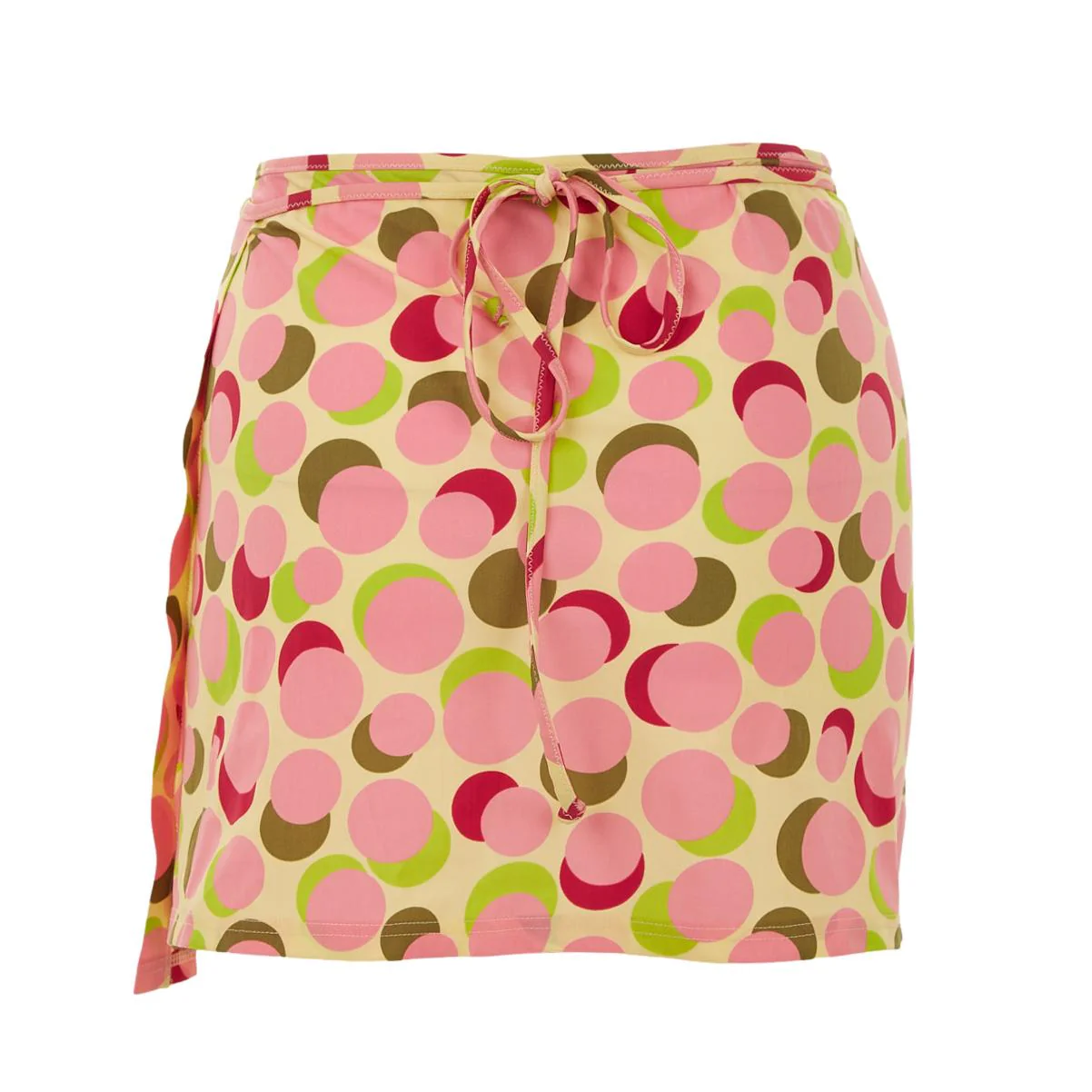 Moschino Pink Polkadot Wrap Skirt - Image 2