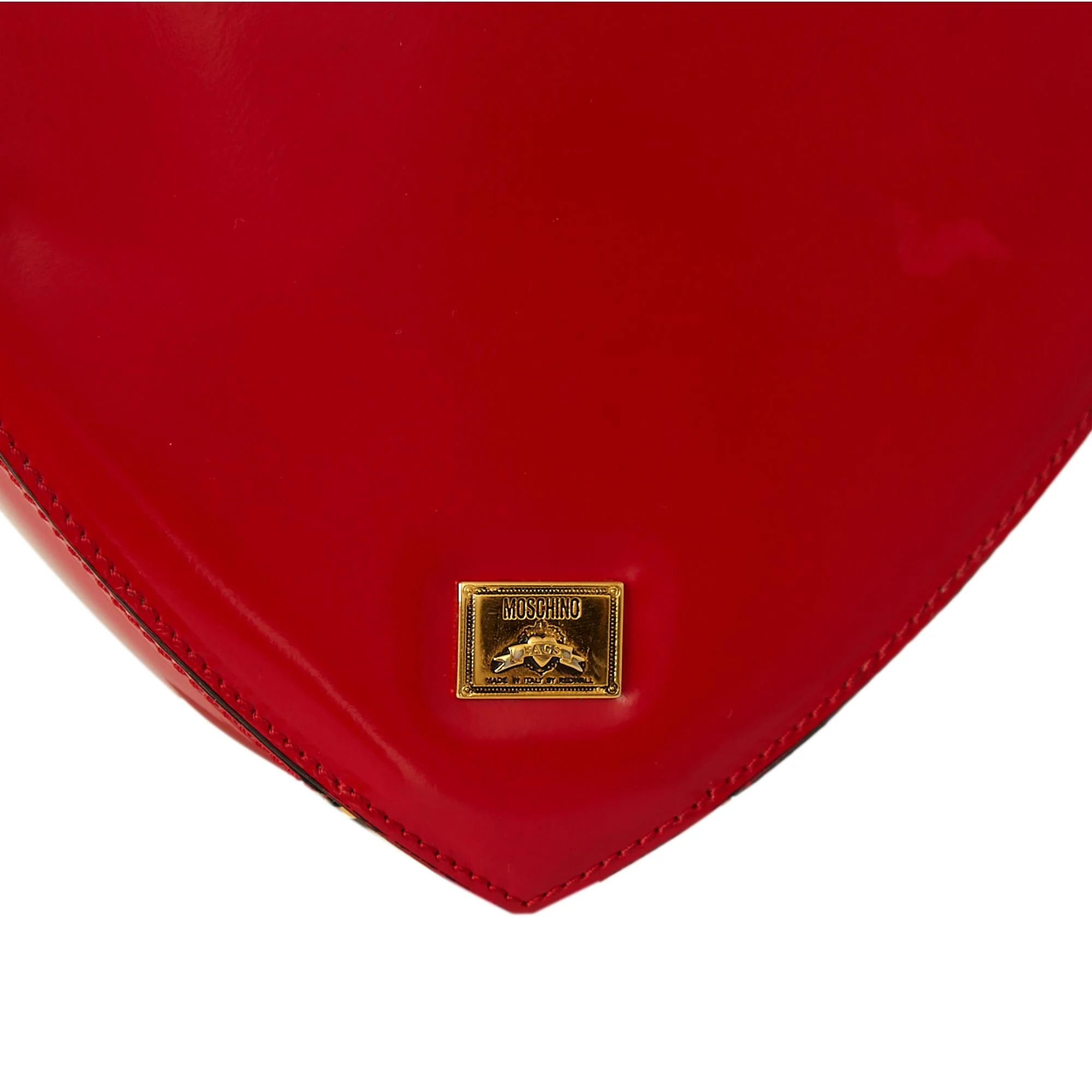 Moschino Red Heart Nanny Bag - Image 4