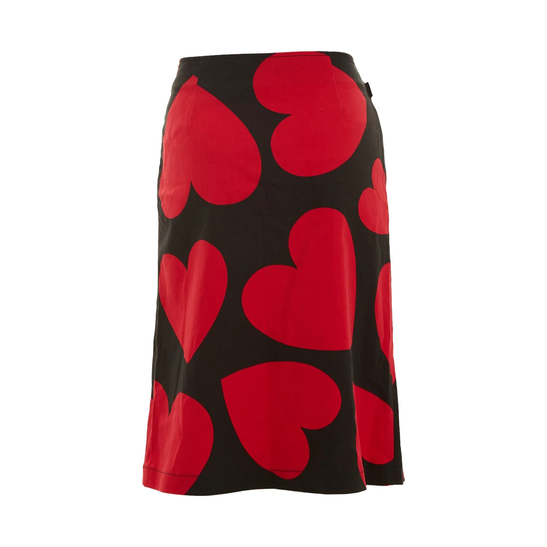 Moschino Red Heart Skirt - Image 2