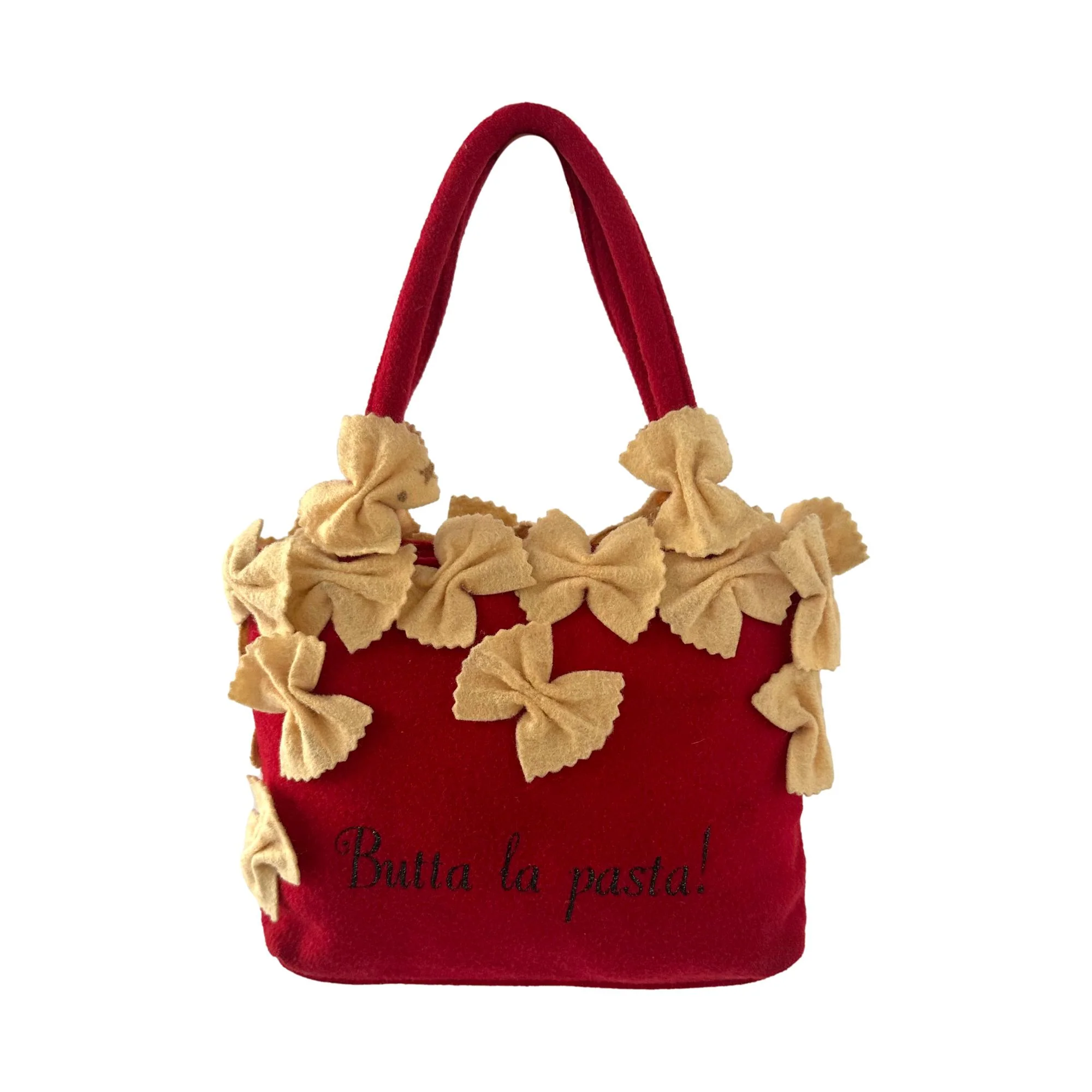 Moschino Red Pasta Bag - Image 2