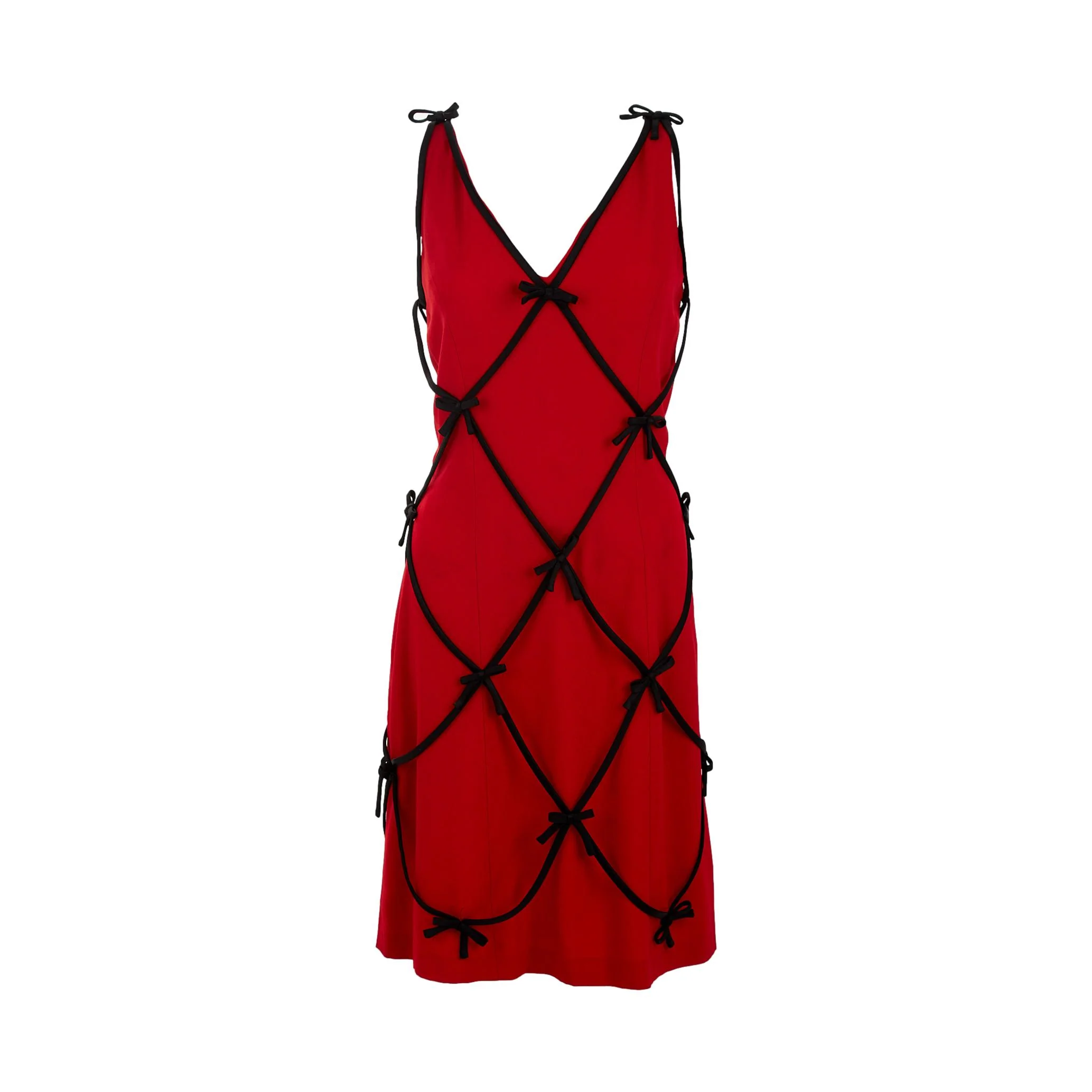 Moschino Red Tie Dress