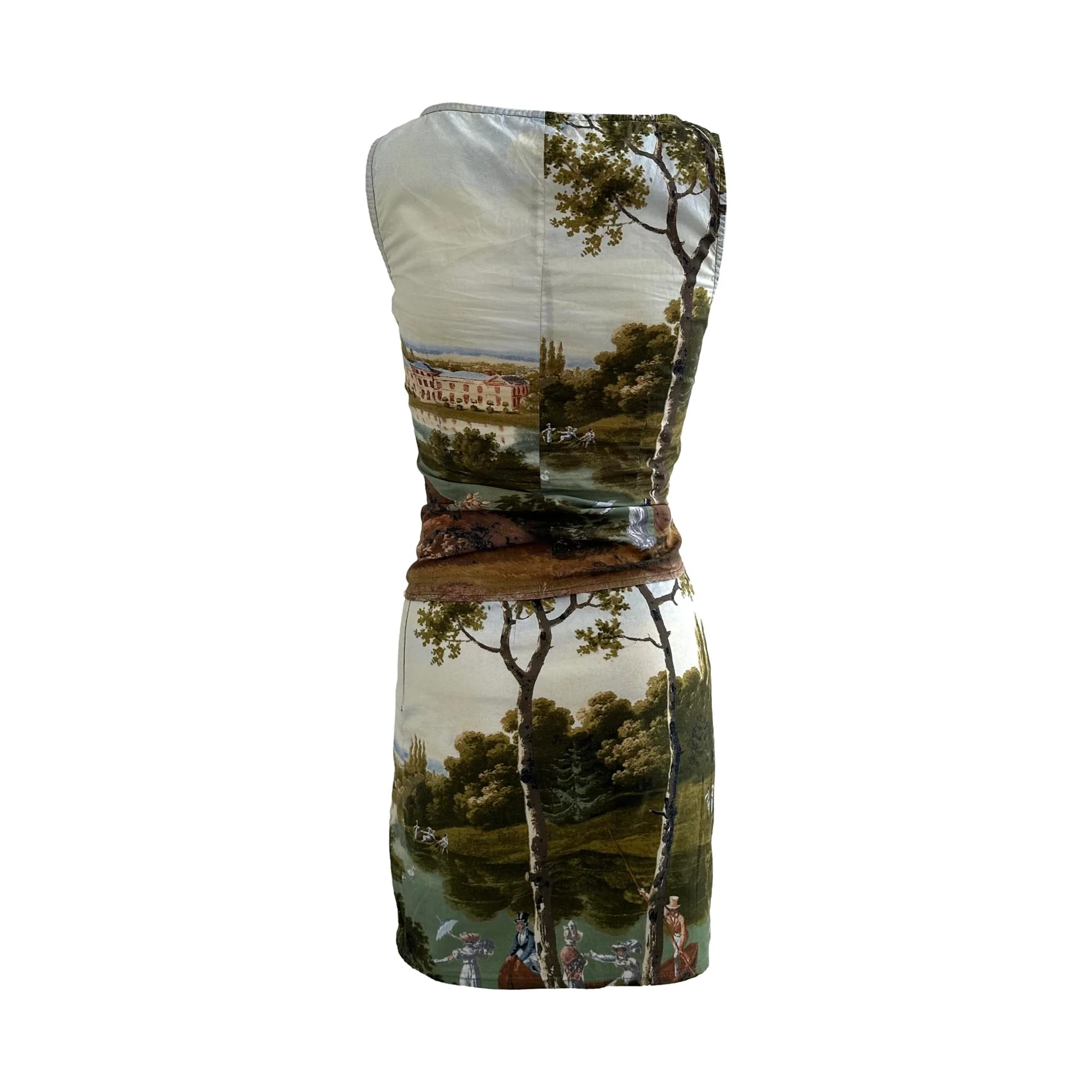 Moschino Renaissance Print Corset Set - Image 2