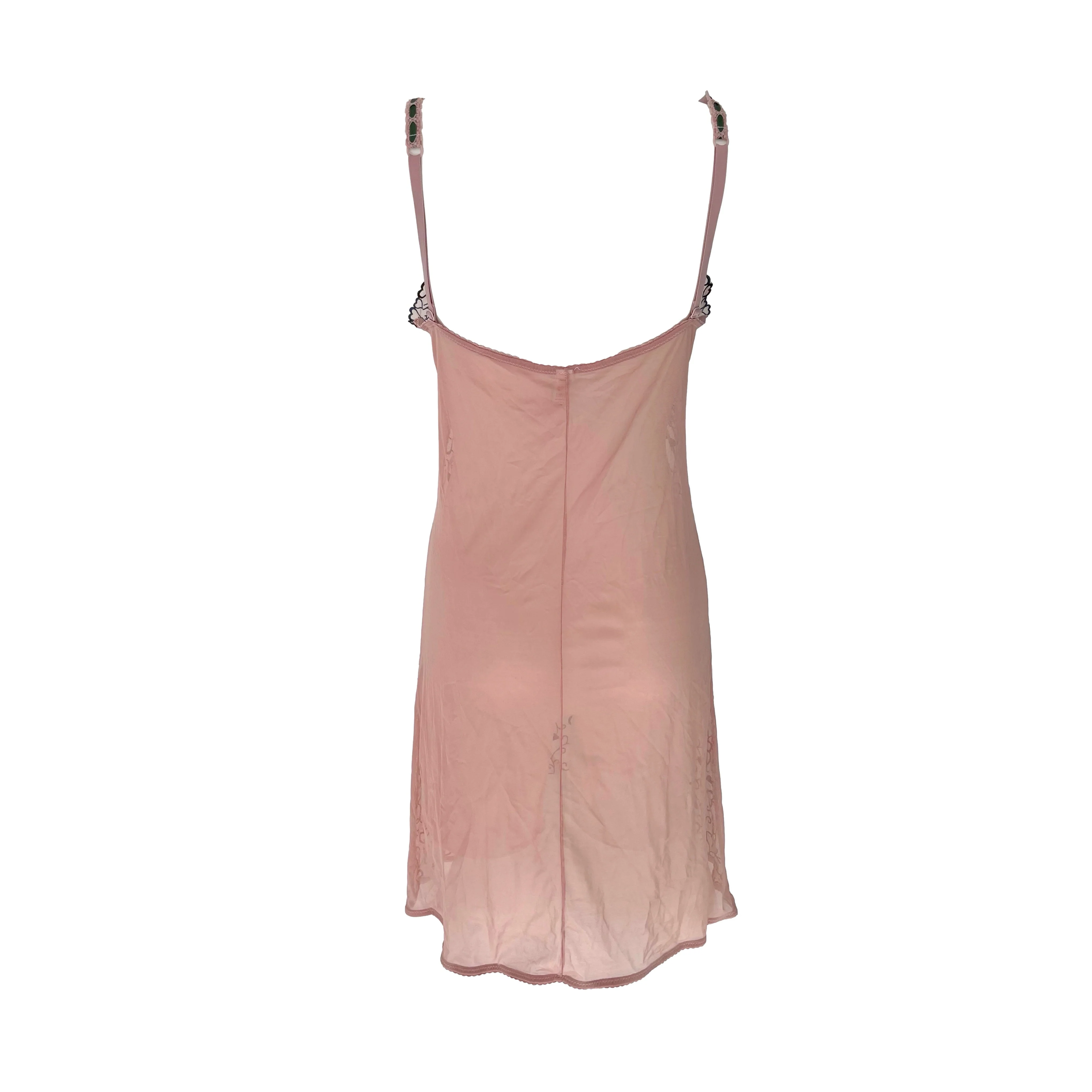 Moschino Sheer Heart Slip Dress - Image 2