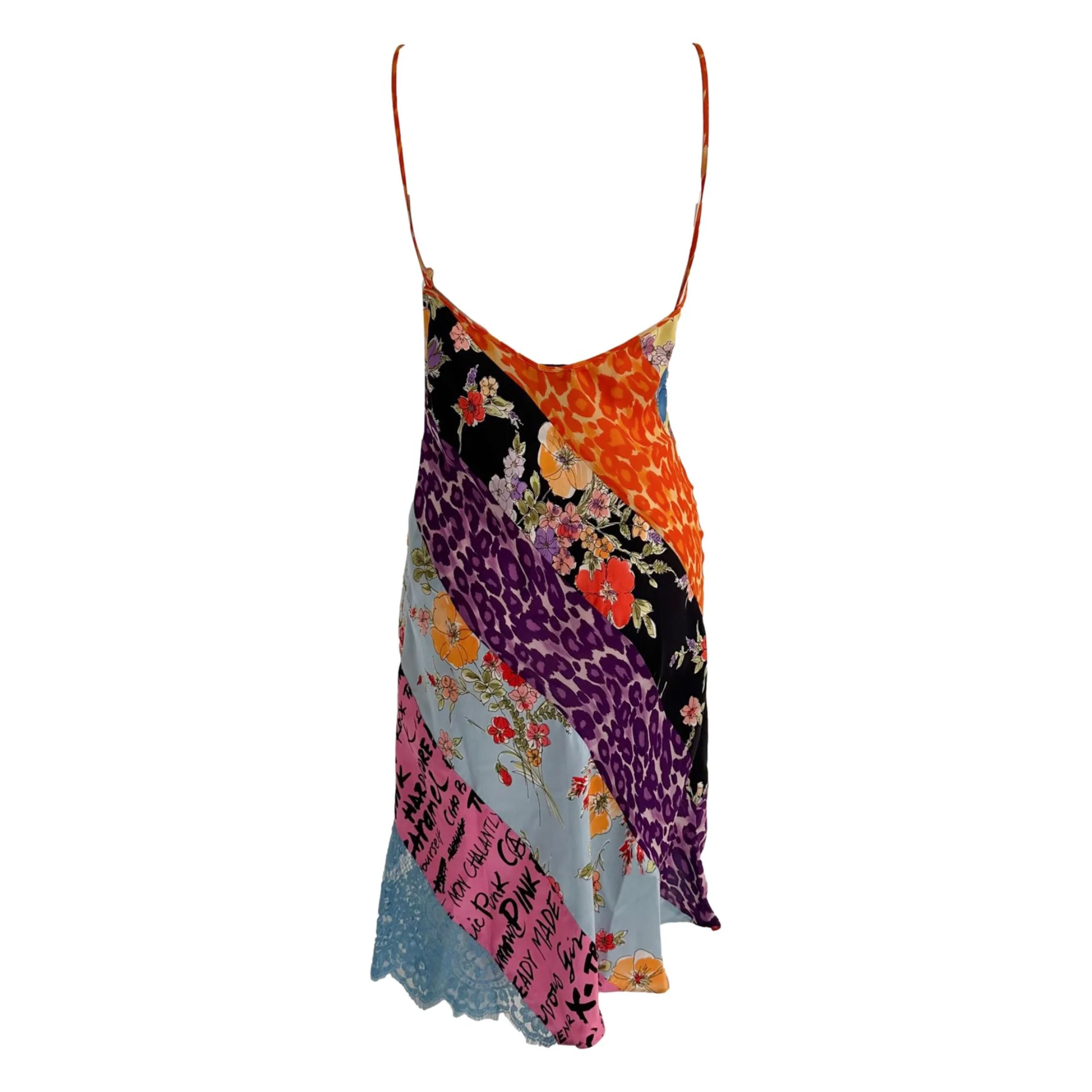 Moschino Silk Pattern Slip Dress - Image 2
