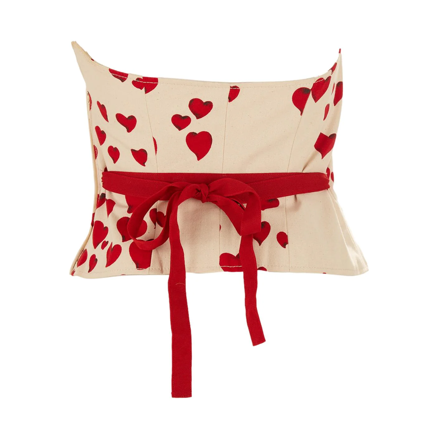 Moschino White Heart Print Corset - Image 2