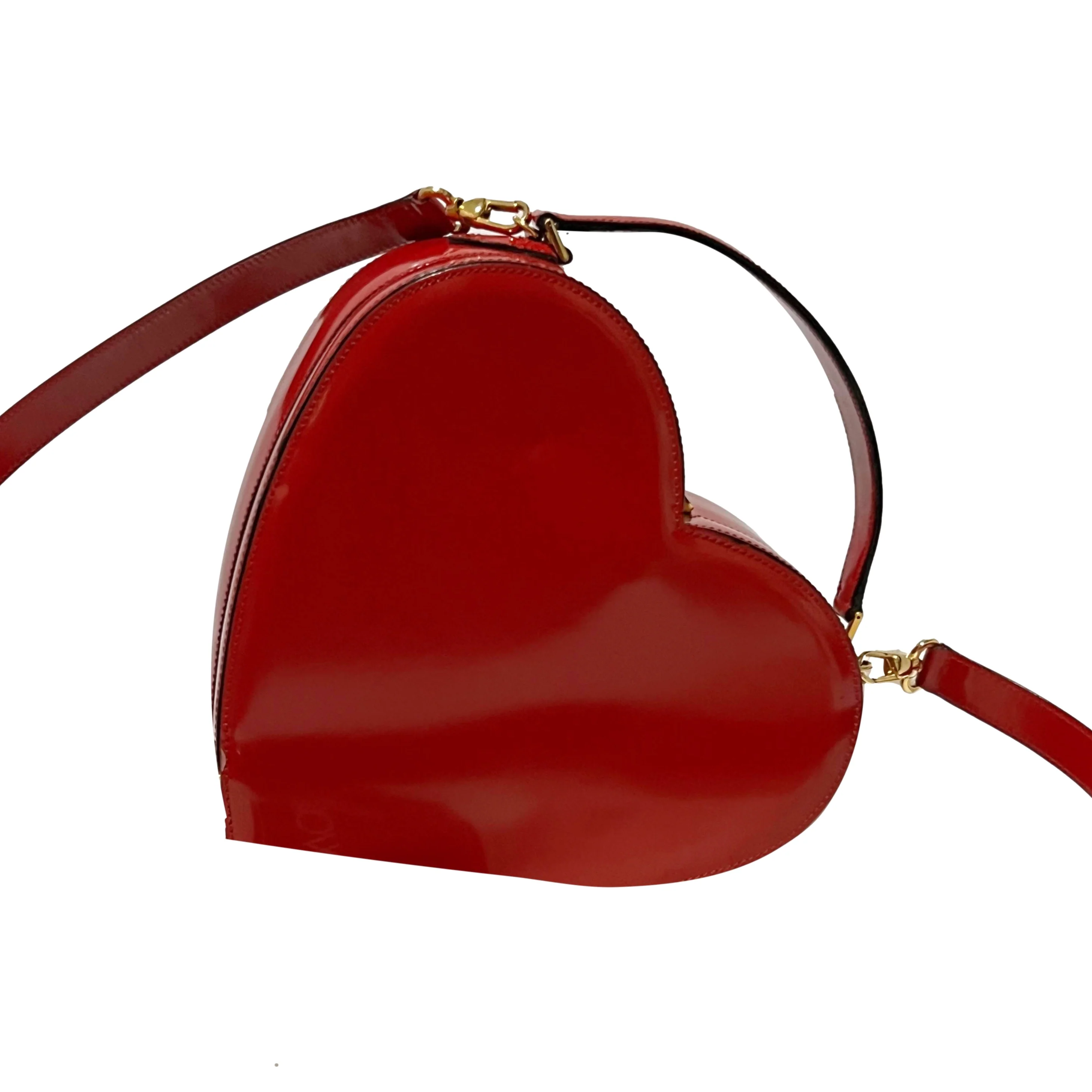 Moshchino Red Heart Nanny Bag - Image 3