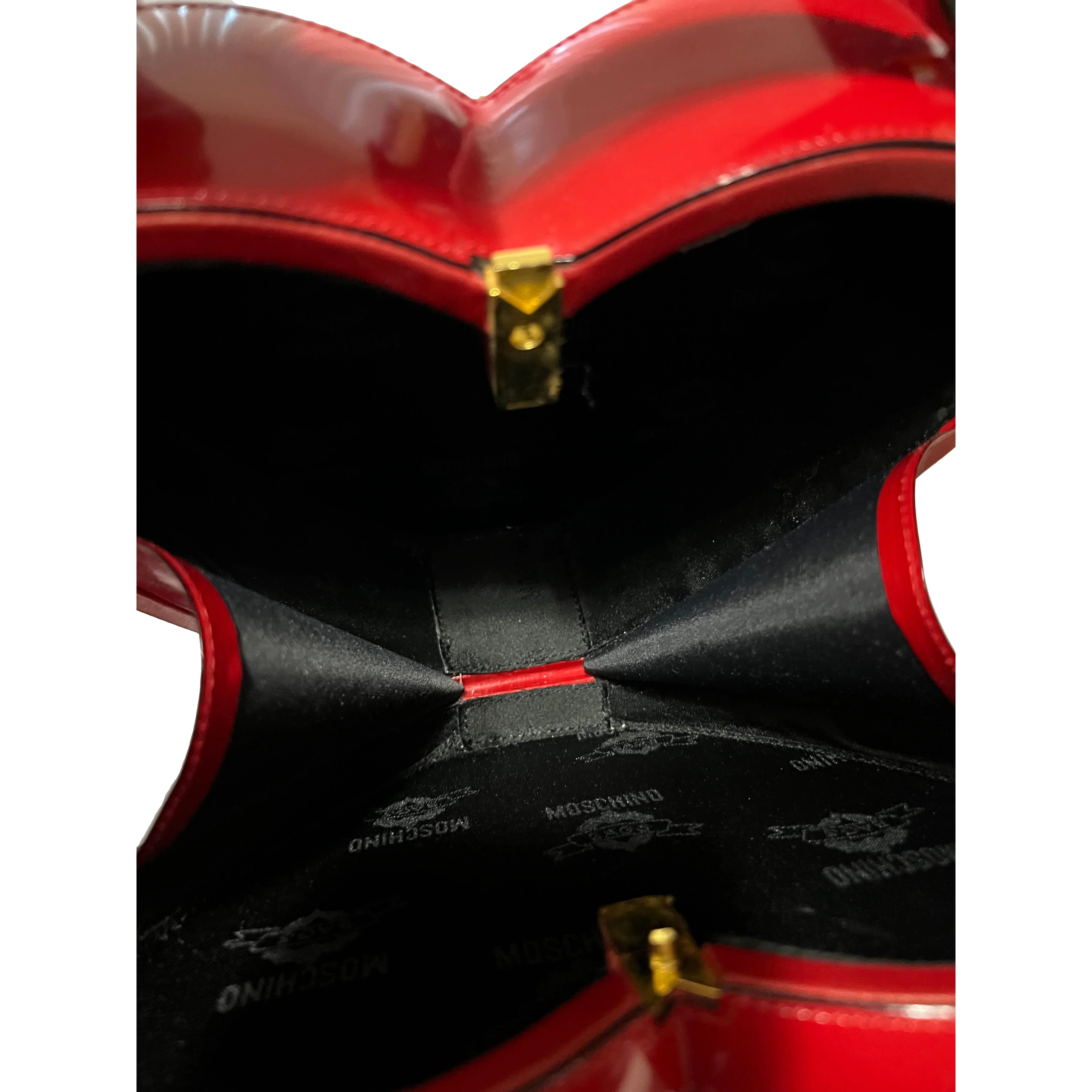 Moshchino Red Heart Nanny Bag - Image 4