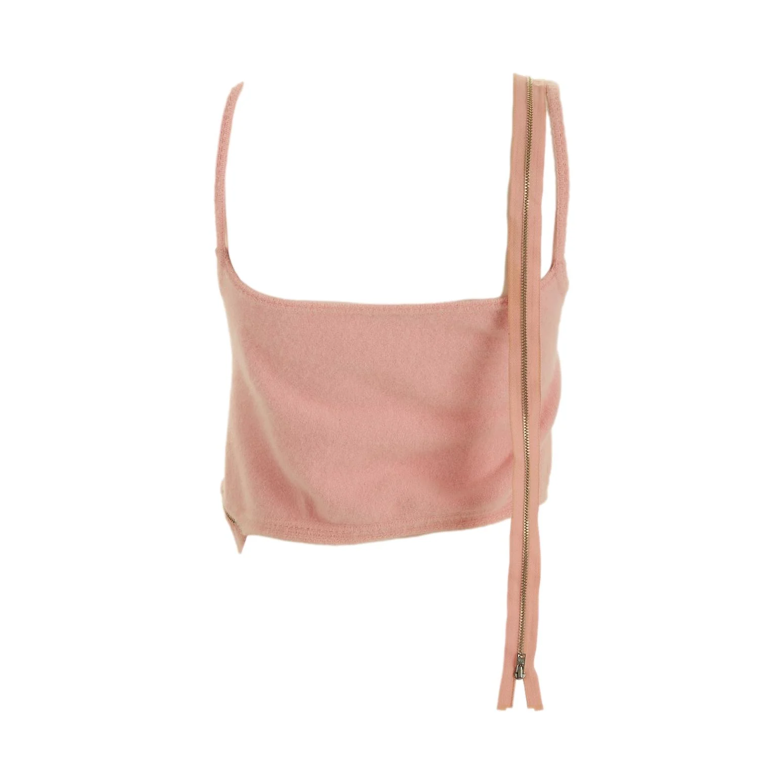 Galliano Pink Cashmere Tank - Image 2