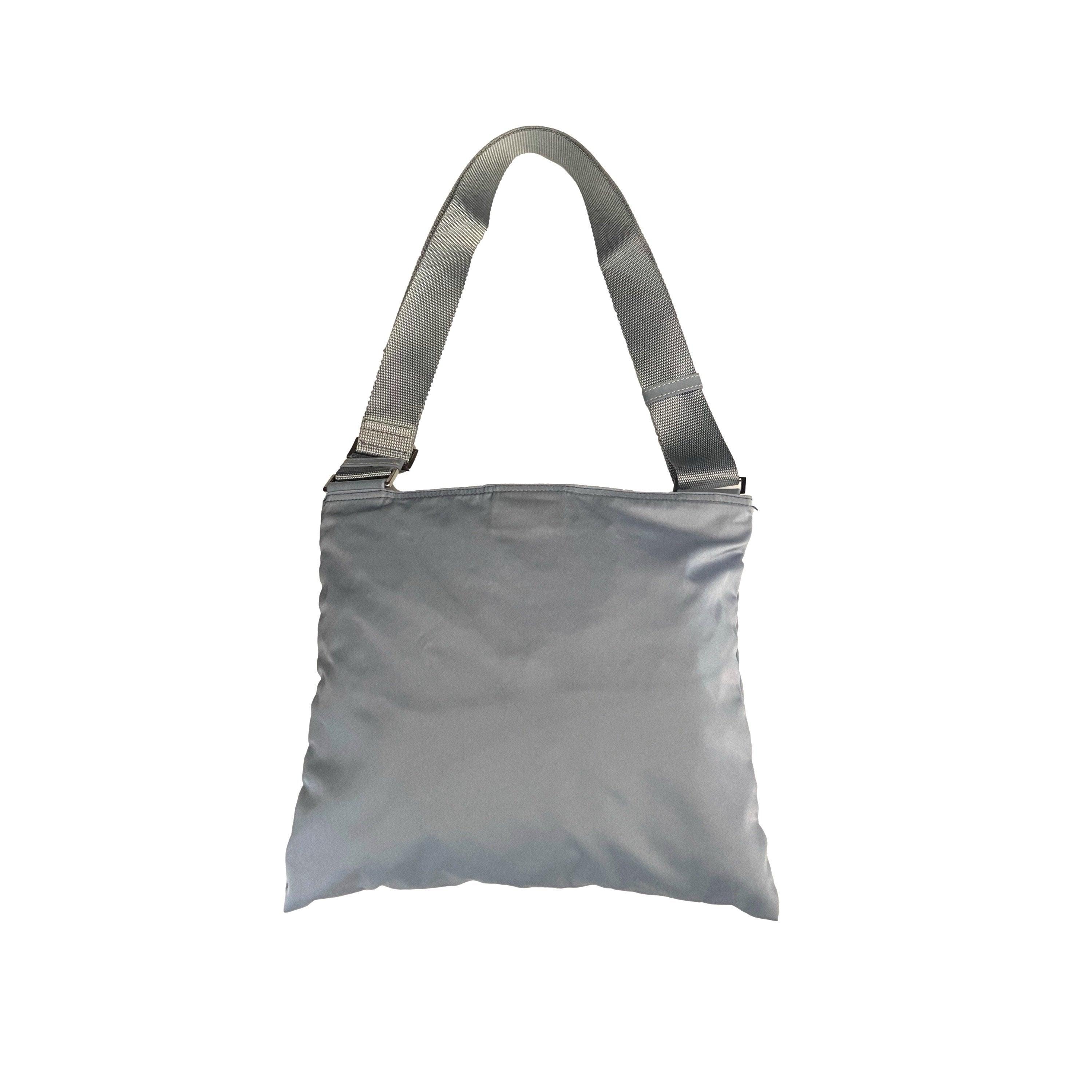 Prada Baby Blue Nylon Crossbody Bag - Image 2