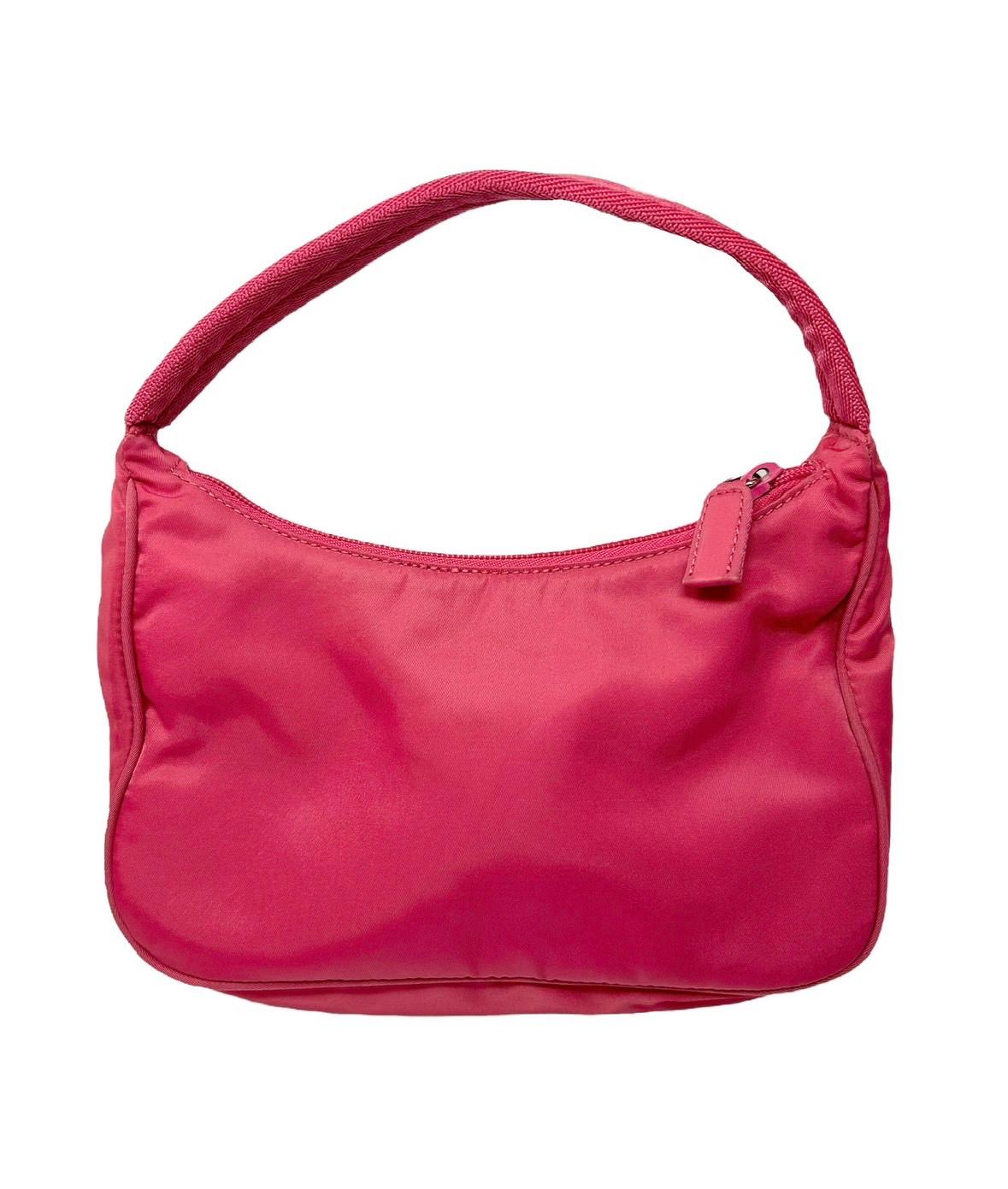 Prada Baby Pink Nylon Shoulder Bag - Image 2