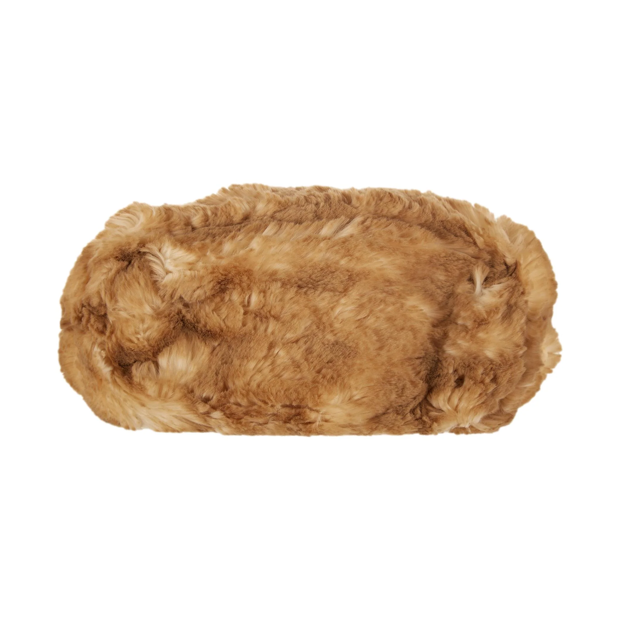 Prada Beige Fur Chain Shoulder Bag - Image 4