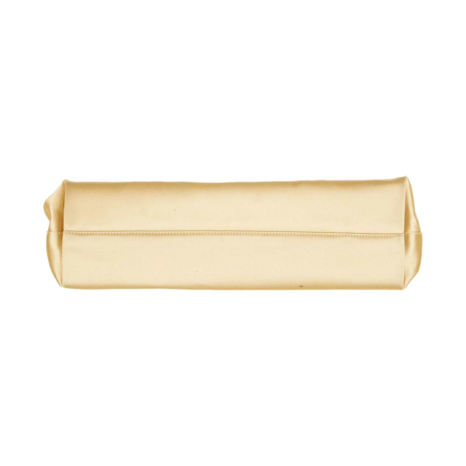 Prada Gold Satin Chain Bag - Image 3