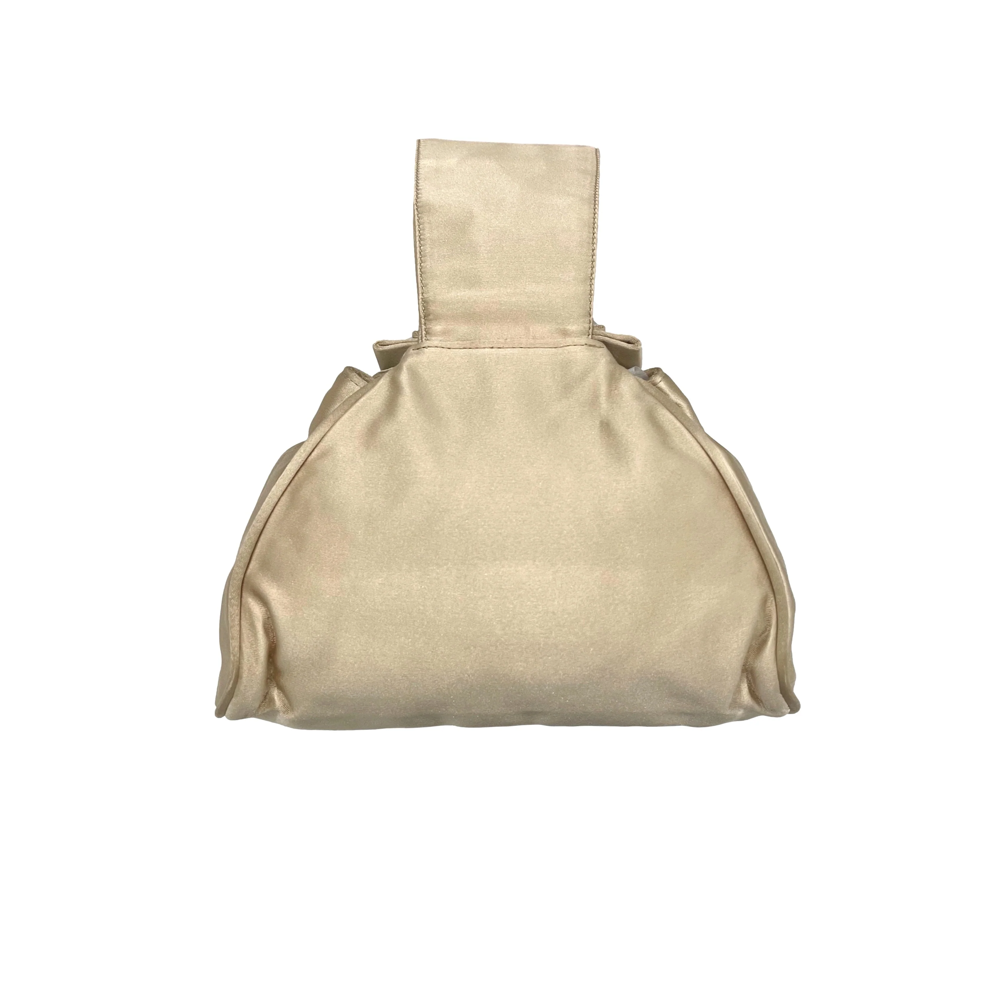 Prada Beige Satin Mini Top Handle Bag - Image 2