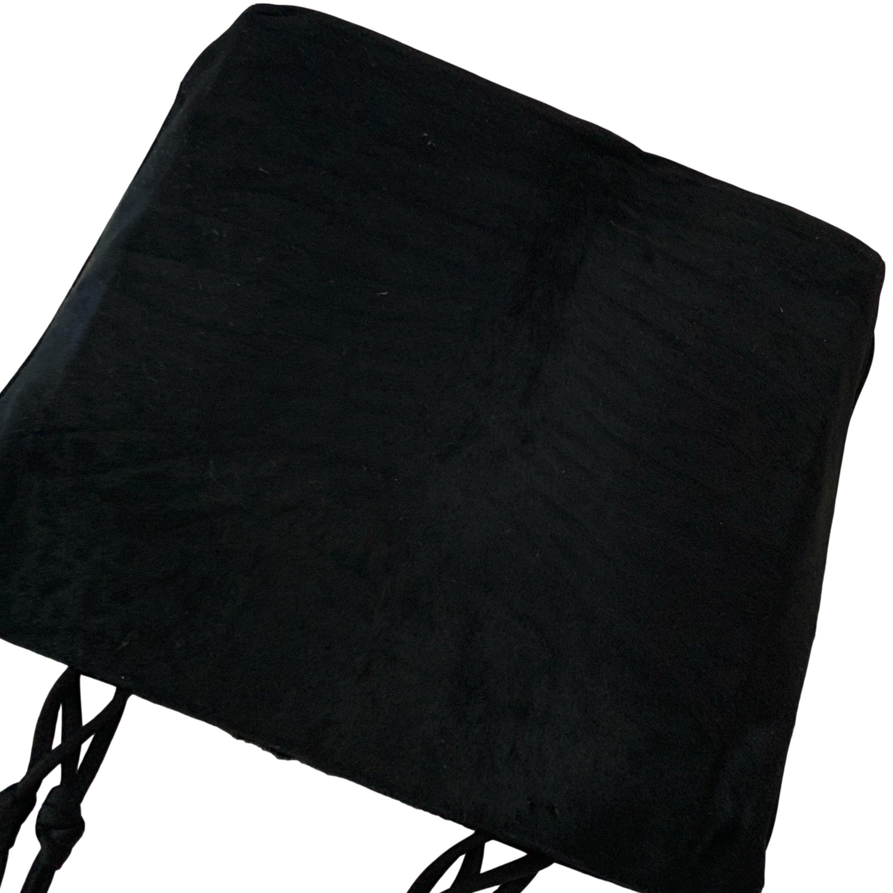 Prada Black Calf Hair Mini Shoulder Bag - Image 3