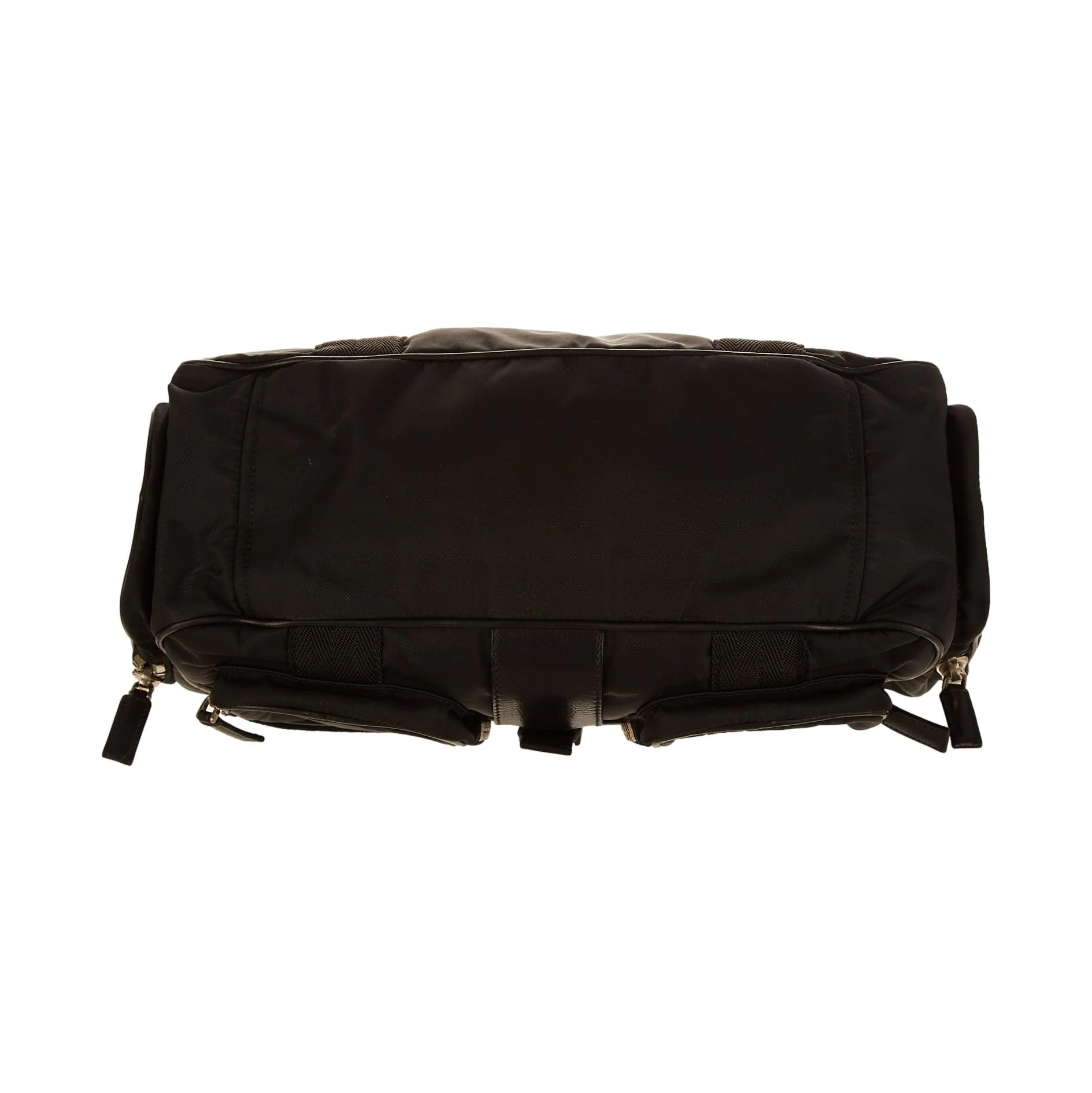 Prada Black Nylon Chain Tactical Bag - Image 3