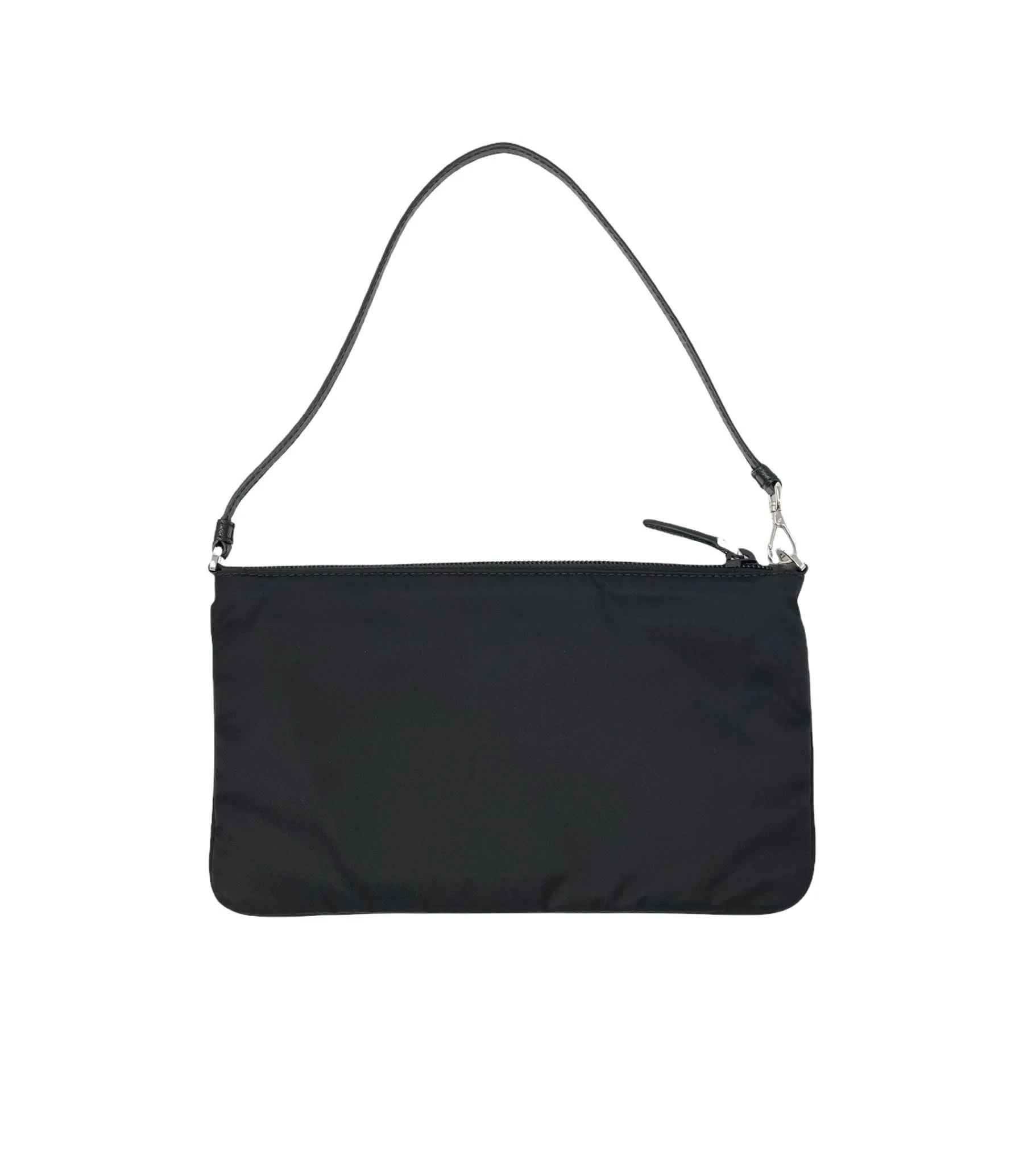 Prada Black Nylon Mini Shoulder Bag - Image 2