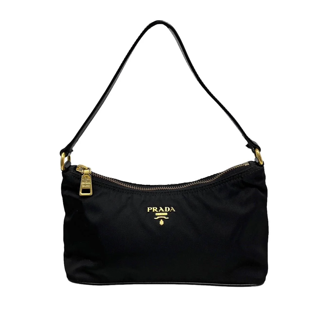 Prada Black Nylon Mini Shoulder Bag
