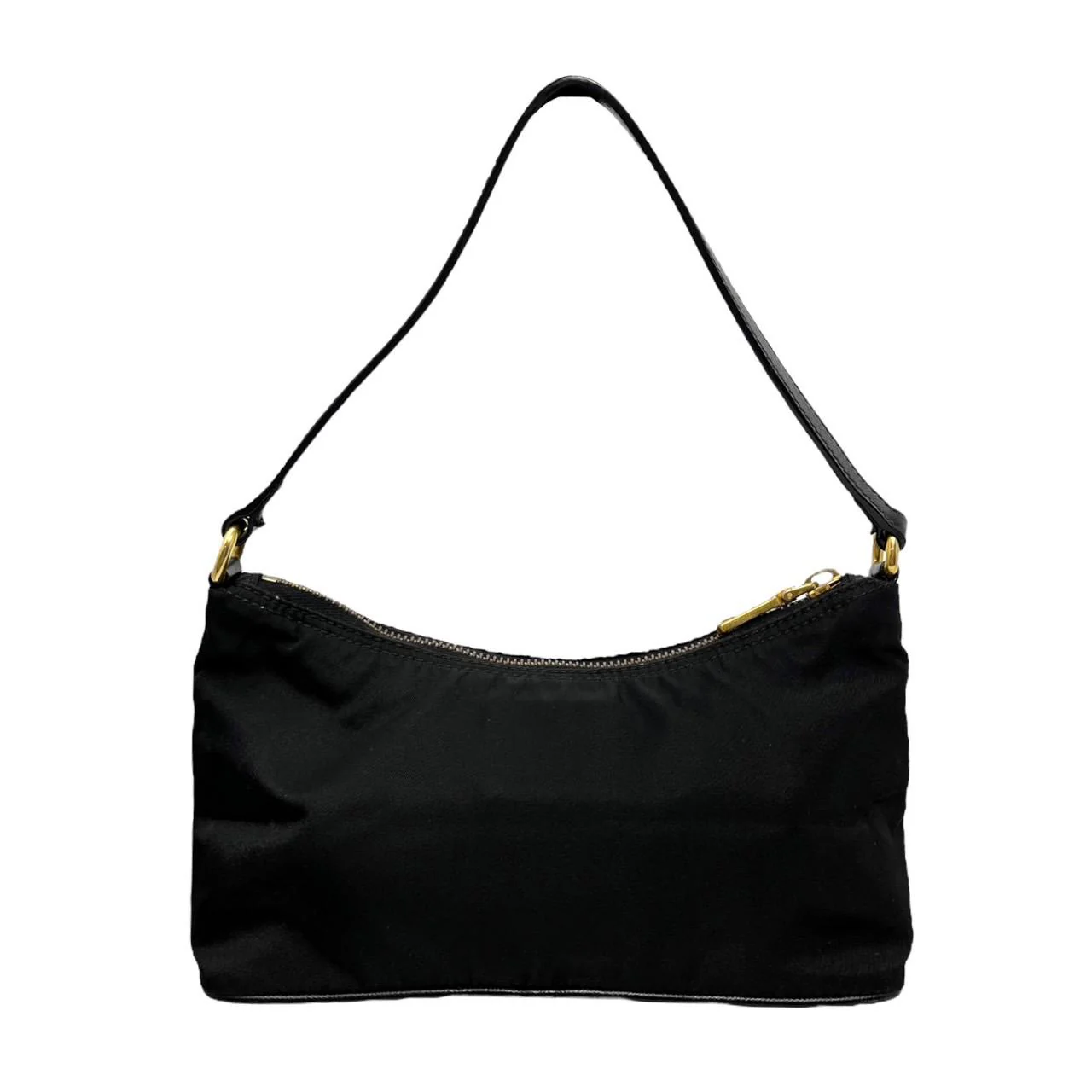 Prada Black Nylon Mini Shoulder Bag - Image 2