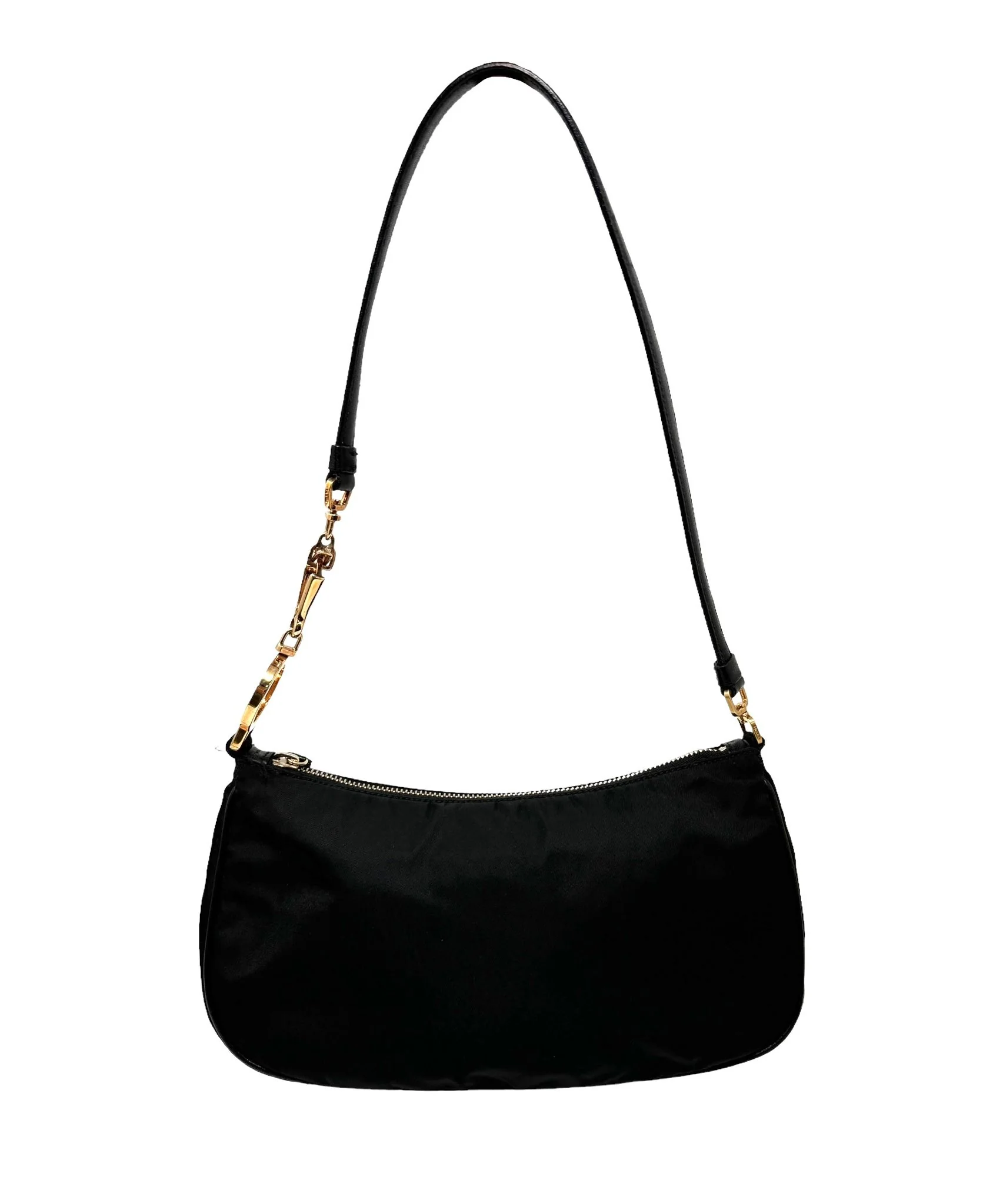 Prada Black Nylon Shoulder Bag - Image 2