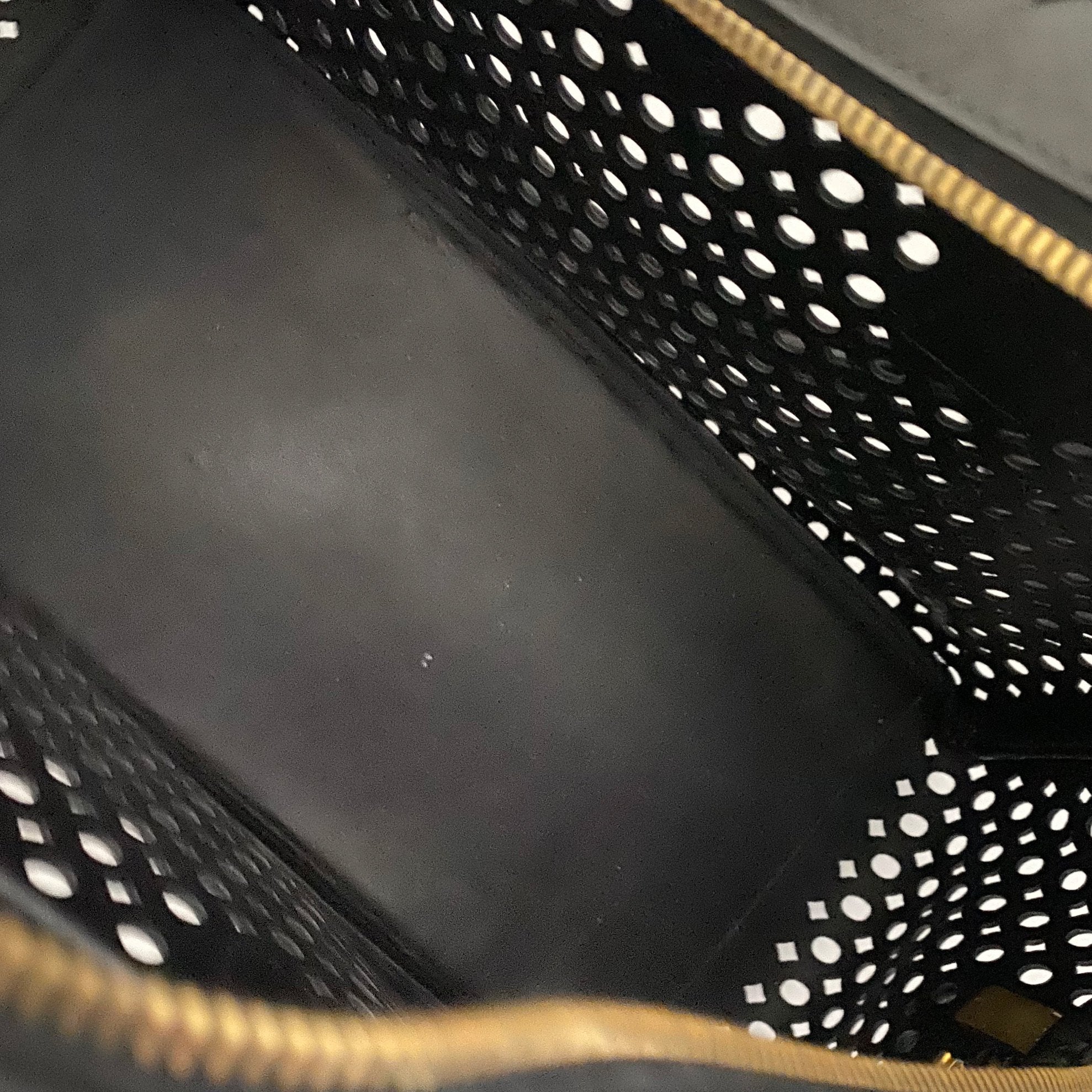 Prada Black Perforated Top Handle Bag - Image 5