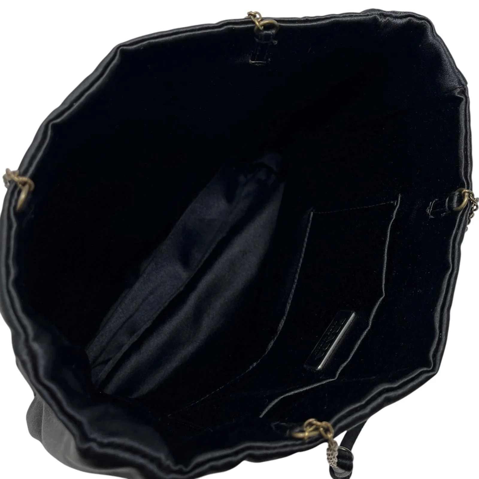 Prada Black Satin Shoulder Bag - Image 4