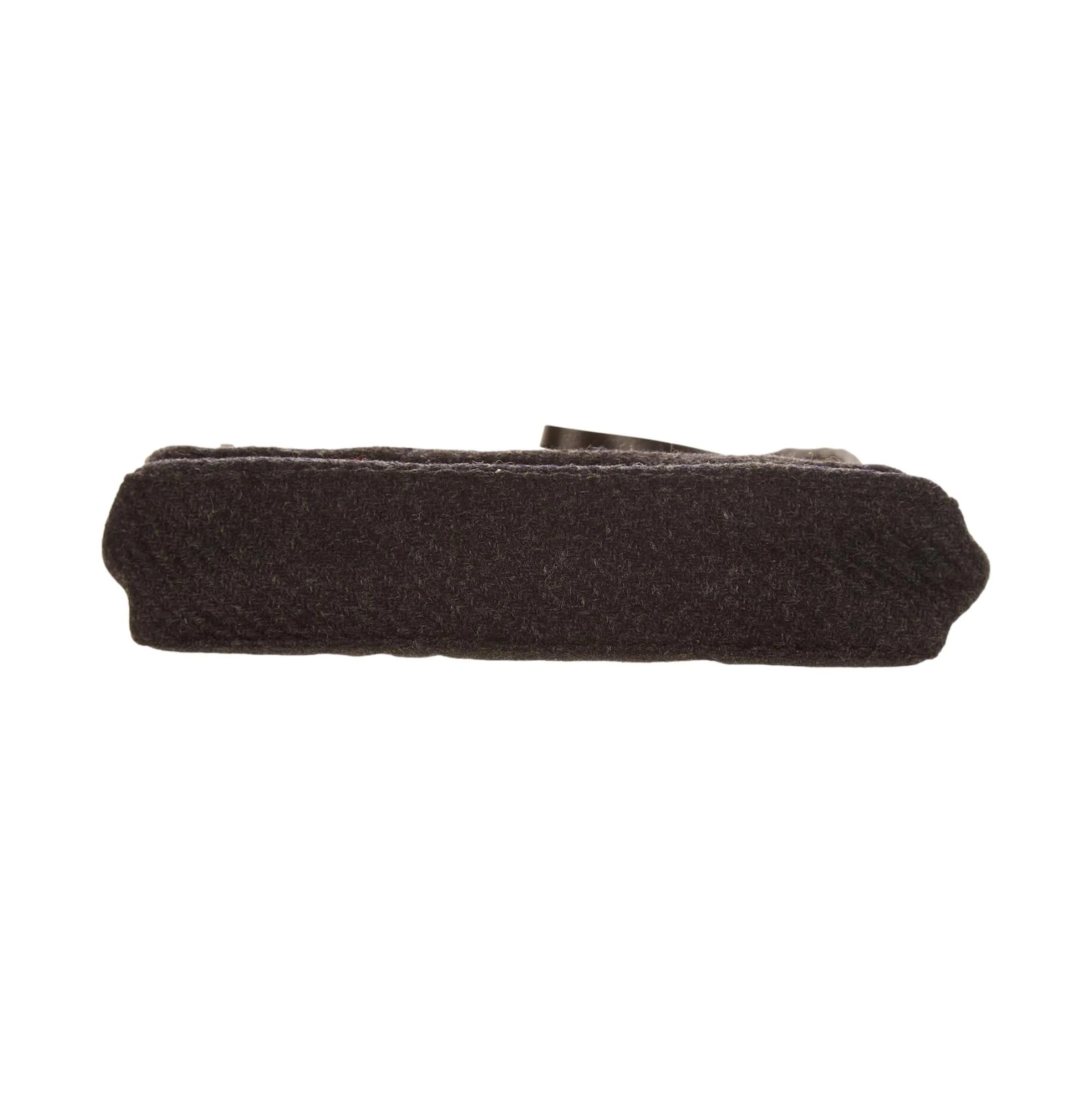Prada Black Wool Shoulder Bag - Image 3