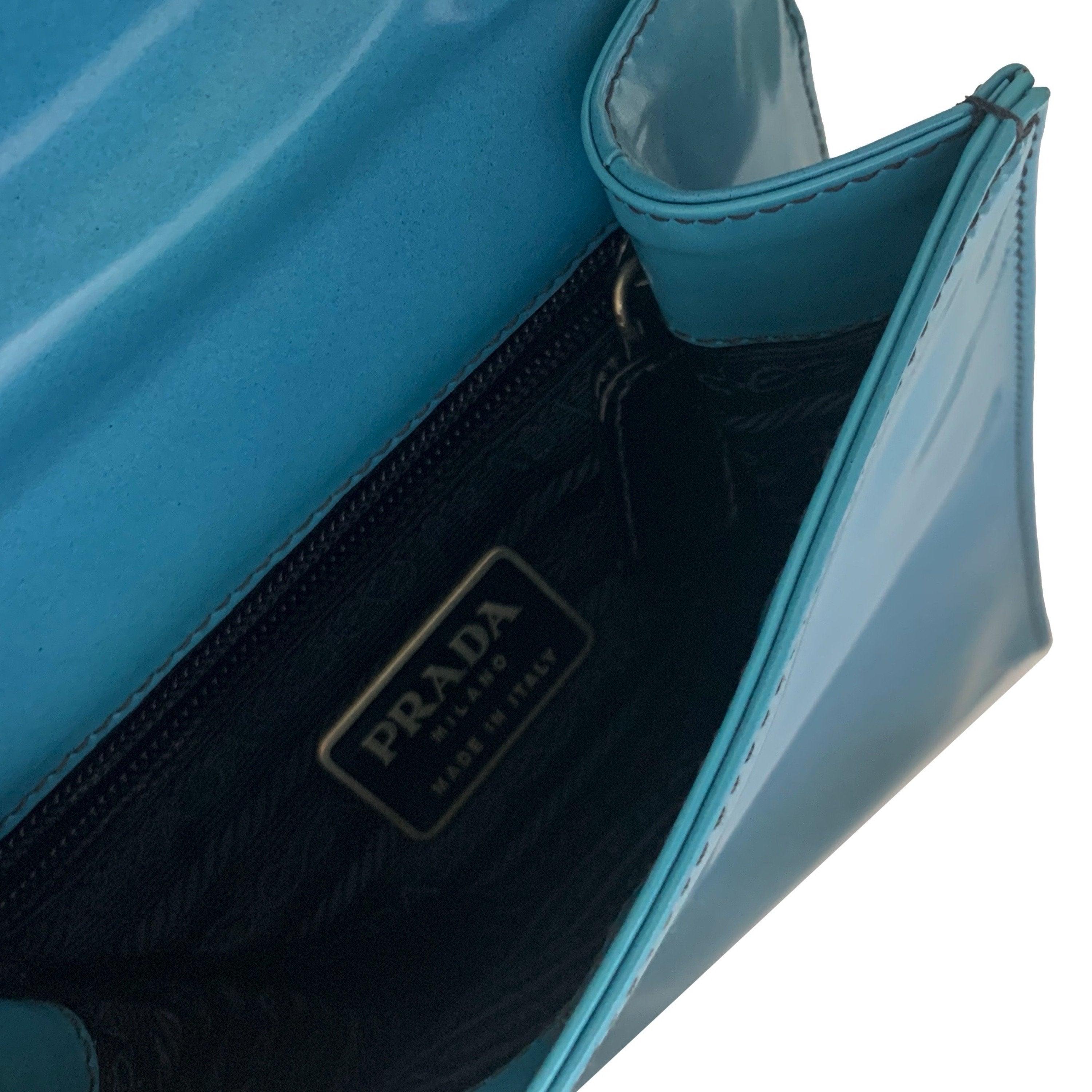 Prada Blue Ombre Top Handle Bag - Image 4