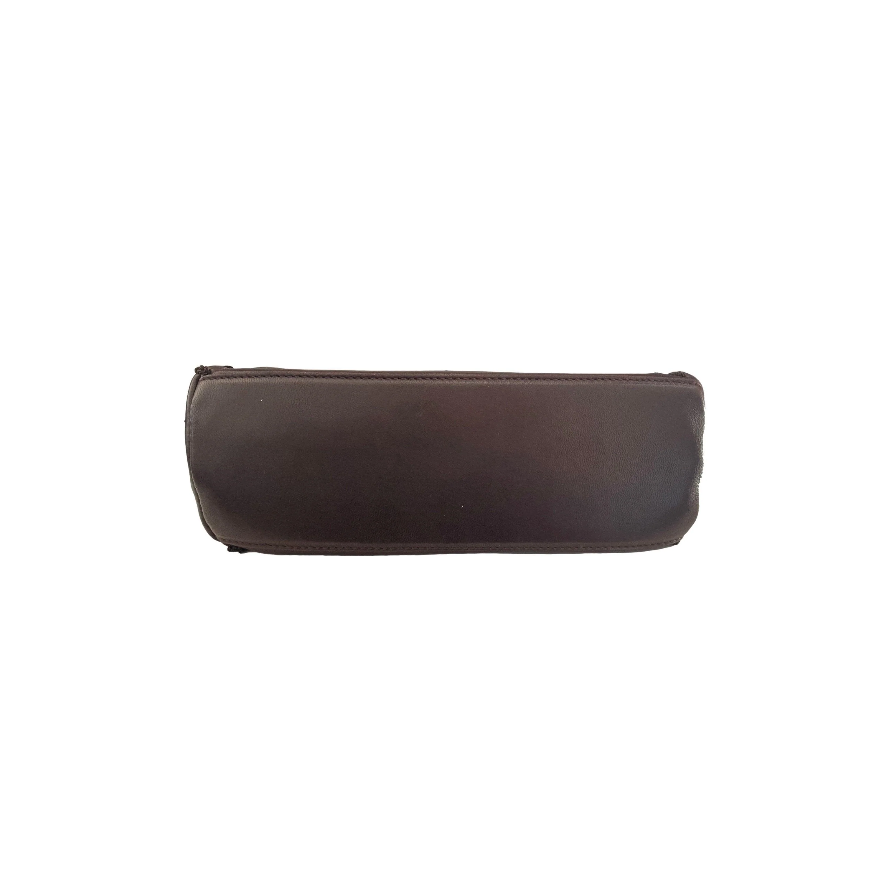 Prada Brown Leather Top Handle Bag - Image 3