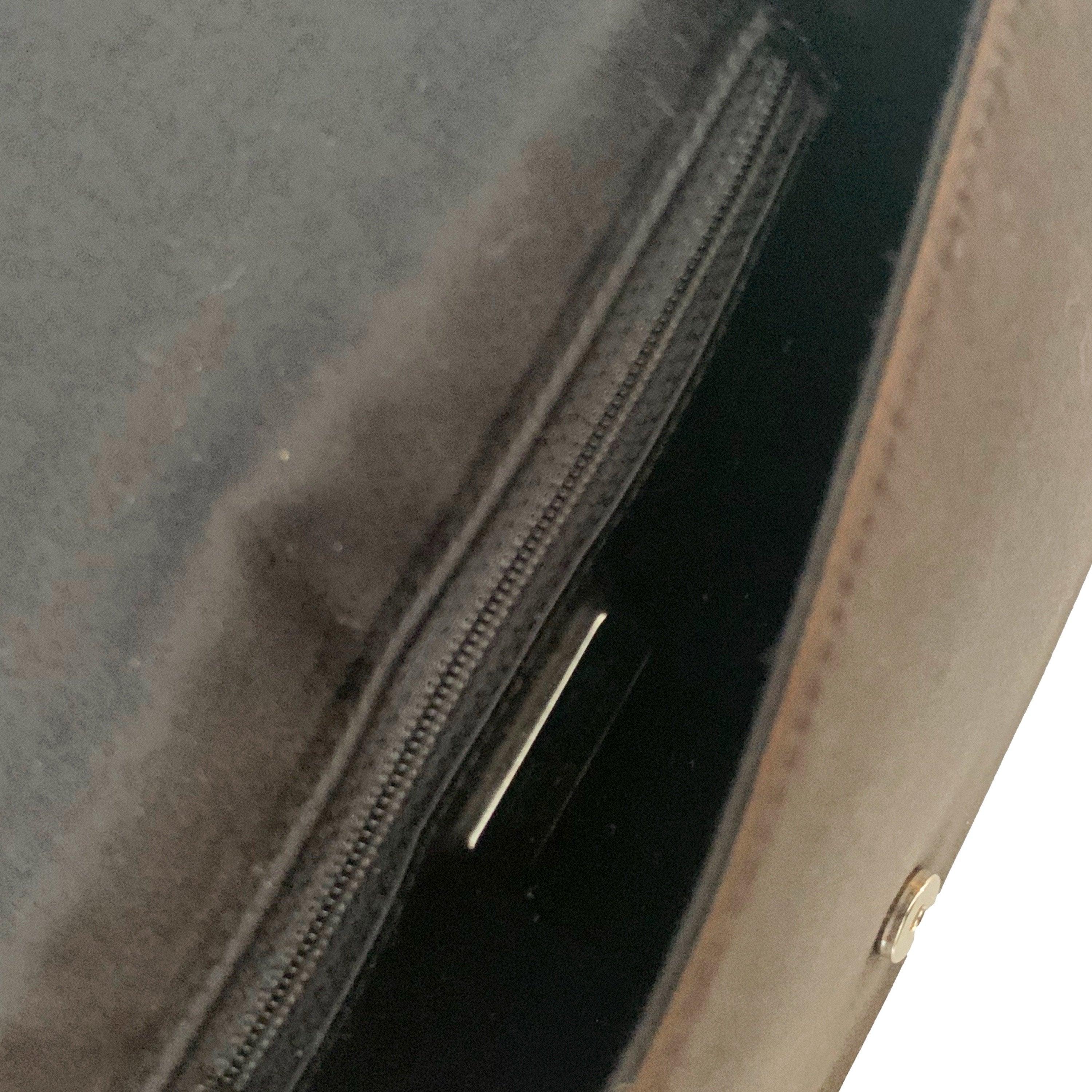 Prada Brown Satin Mini Shoulder Bag - Image 5