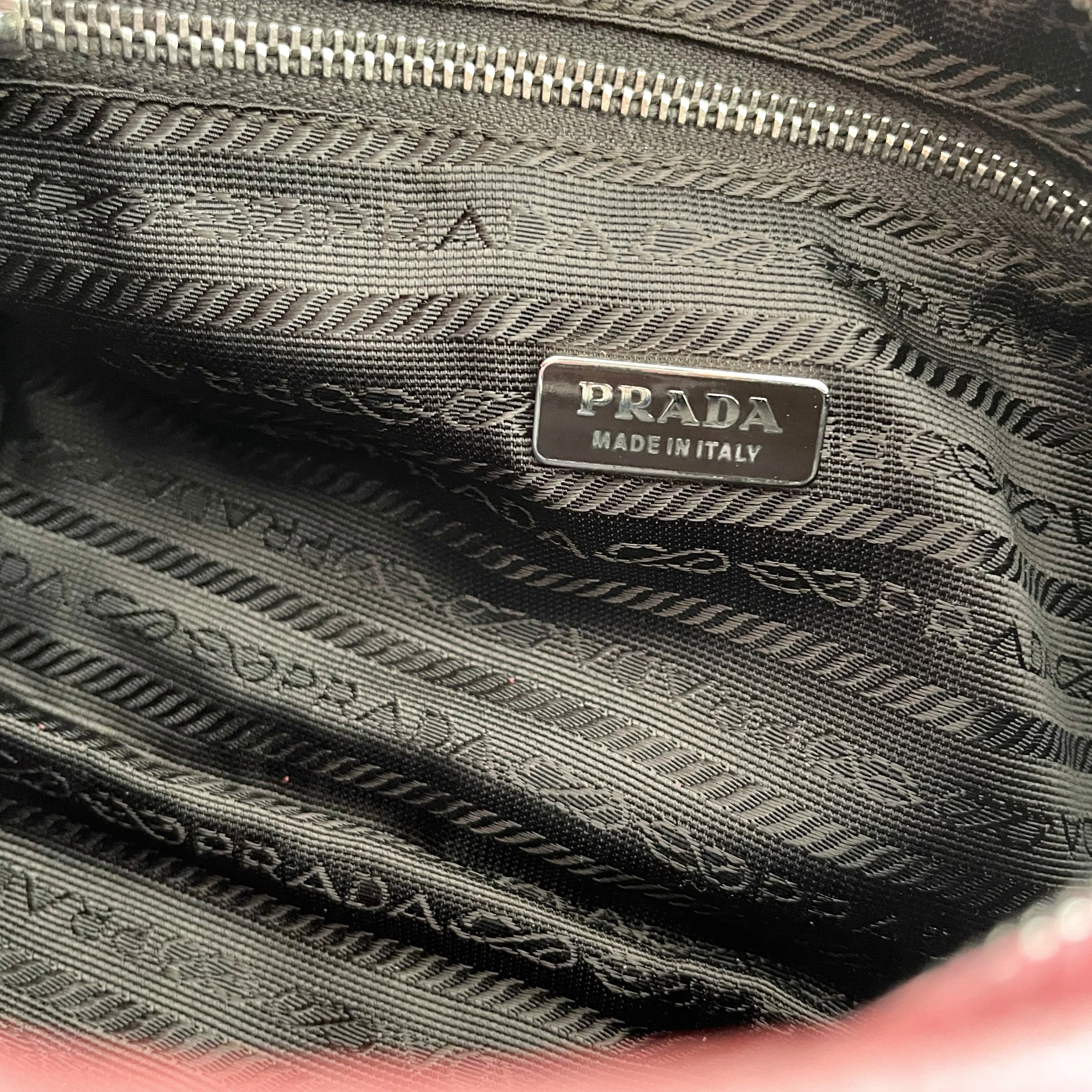 Prada Burgundy Mini Top Handle - Image 4