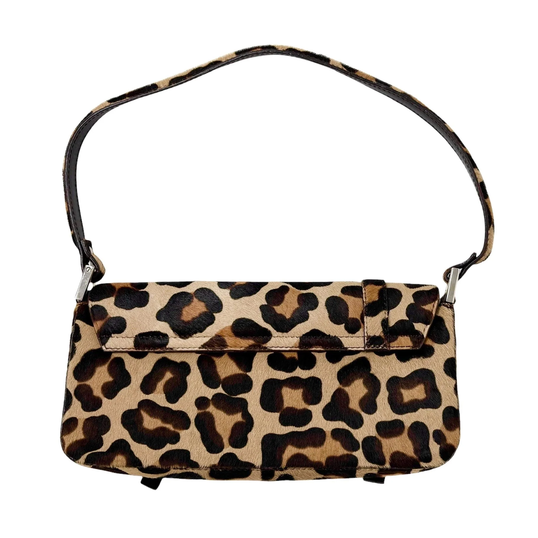 Dolce & Gabbana Calf-hair Cheetah Buckle Shoulder Bag - Image 2