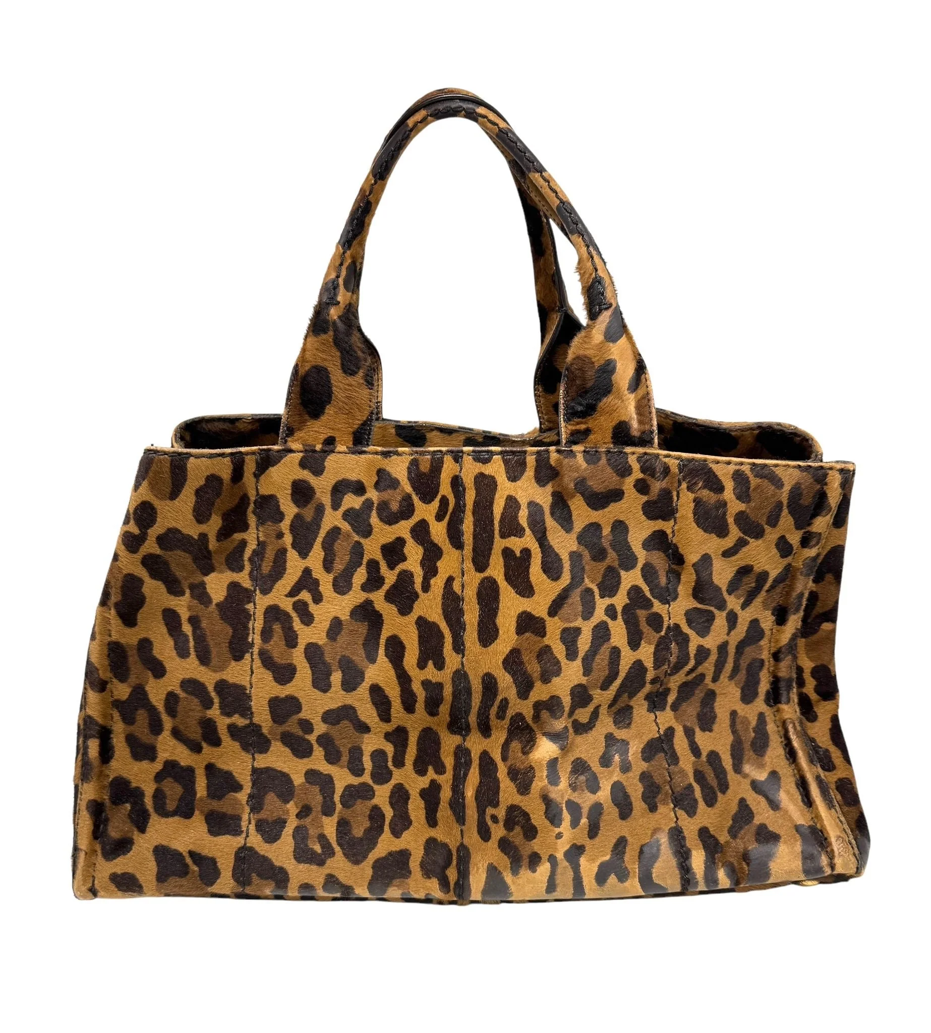 Prada Cheetah Calf-Hair Top Handle Bag - Image 2