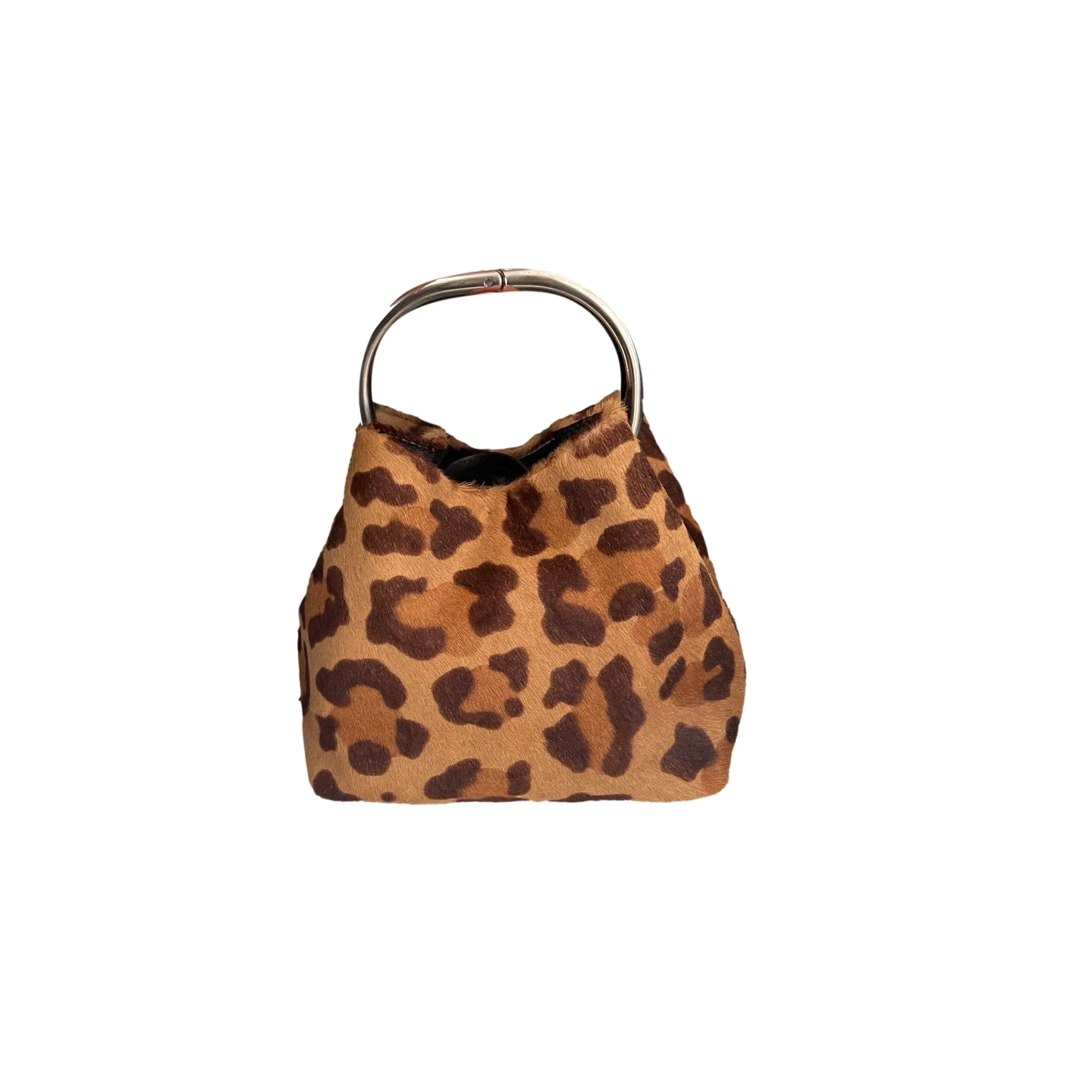 Prada Cheetah Calf Hair Micro Bag