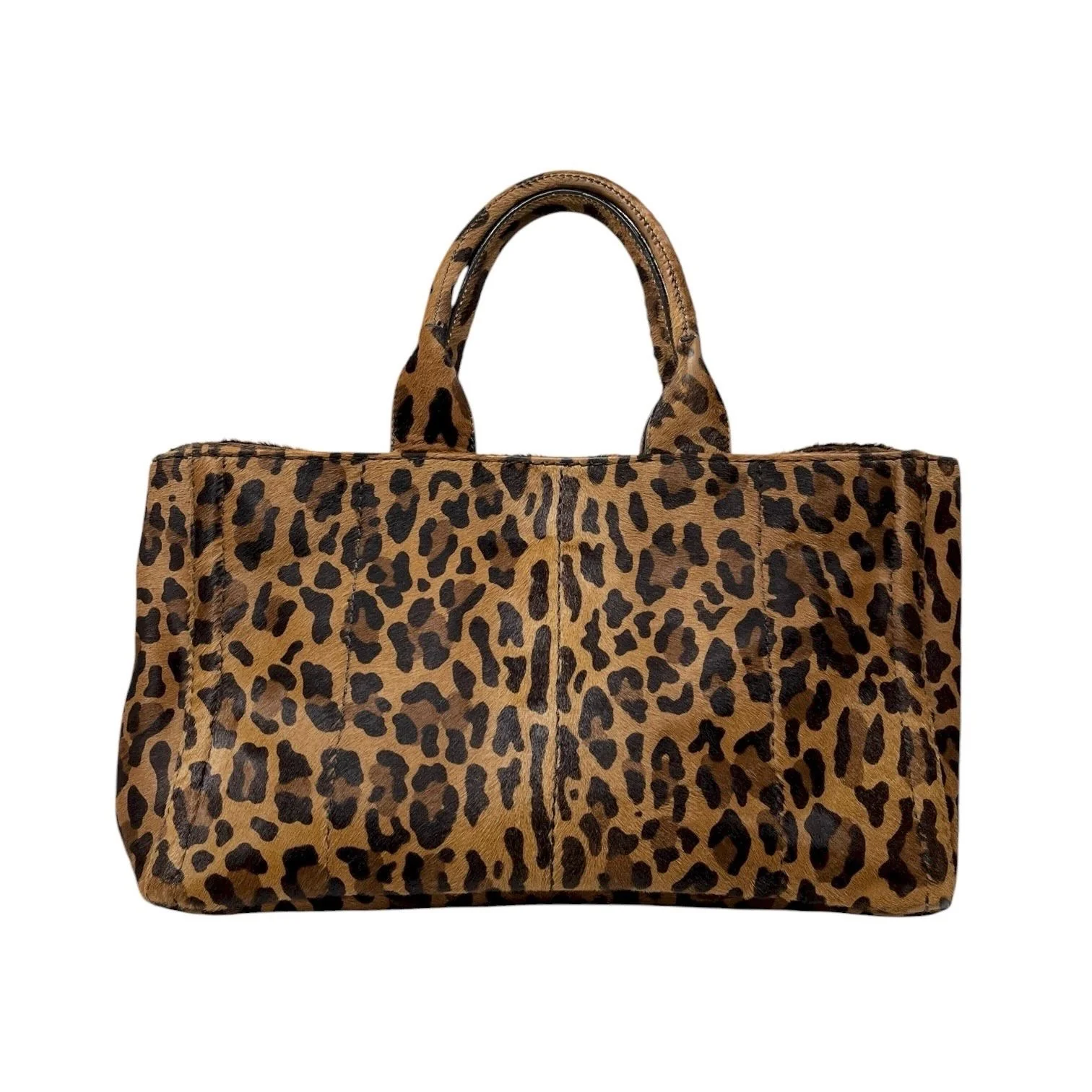 Prada Cheetah Calf-Hair Top Handle Bag - Image 2