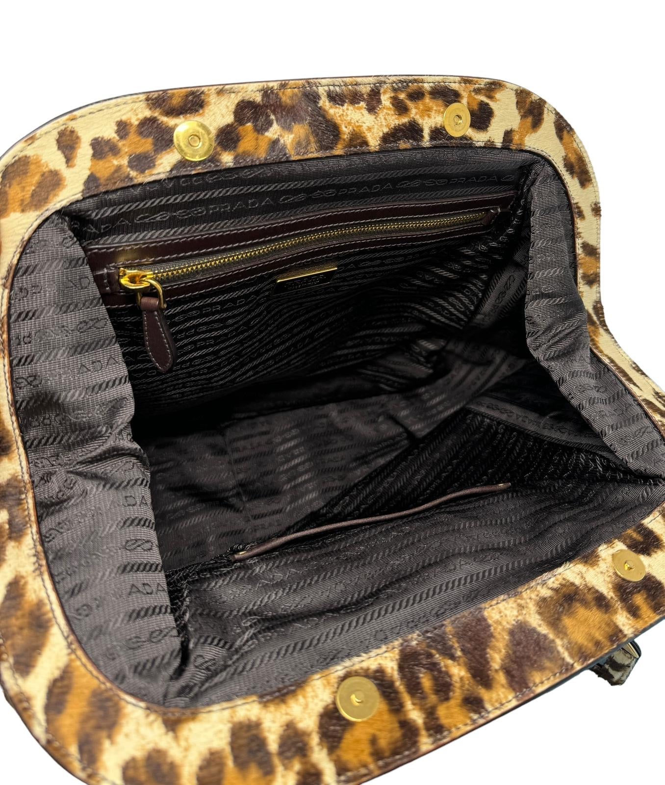 Prada Cheetah Print Shoulder Bag - Image 3