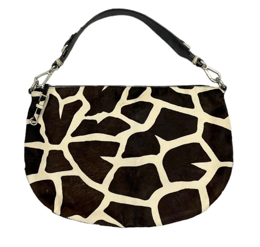 Prada Giraffe Calf Hair Shoulder Bag - Image 2