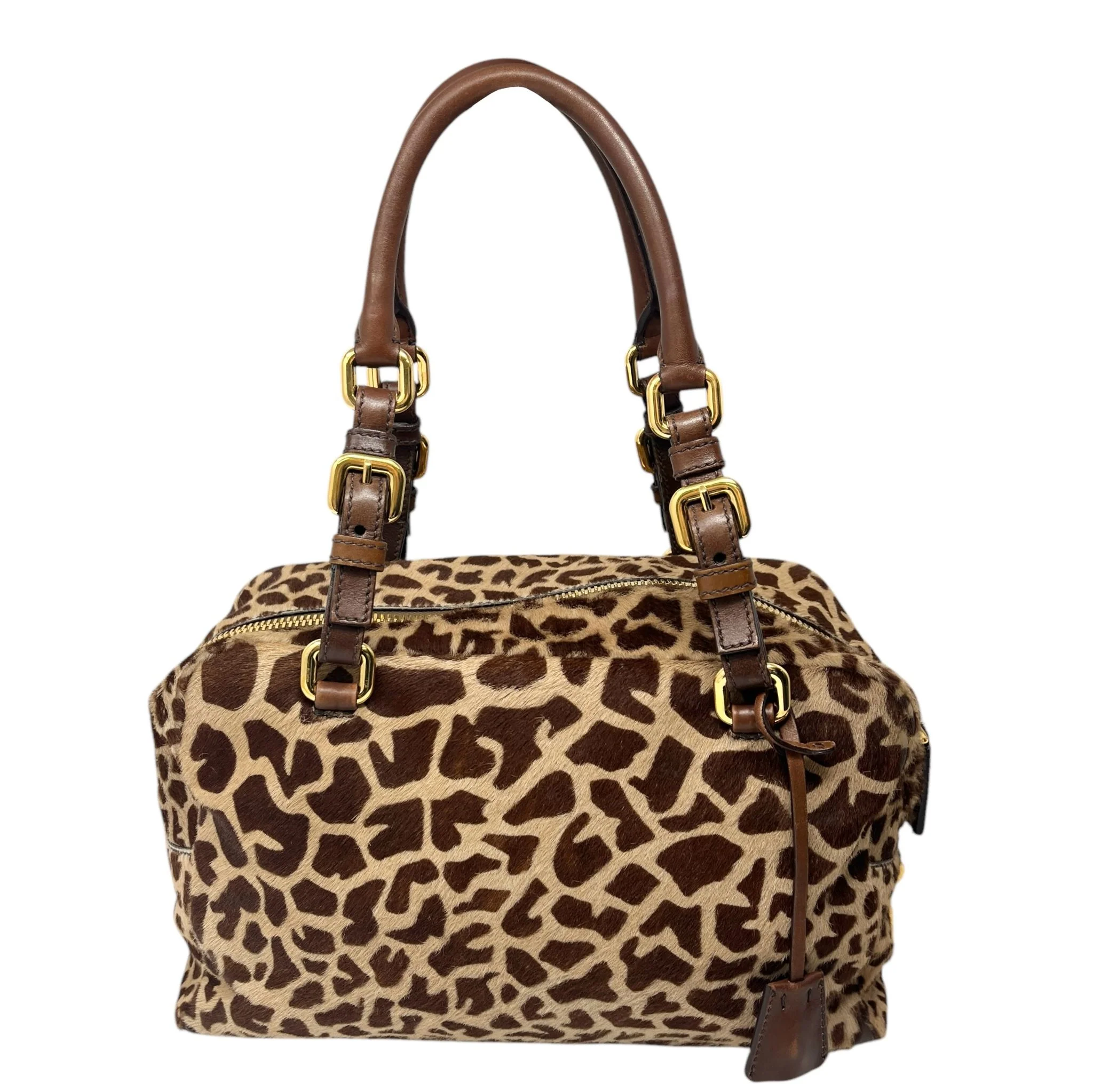 Prada Giraffe Logo Shoulder Bag - Image 2