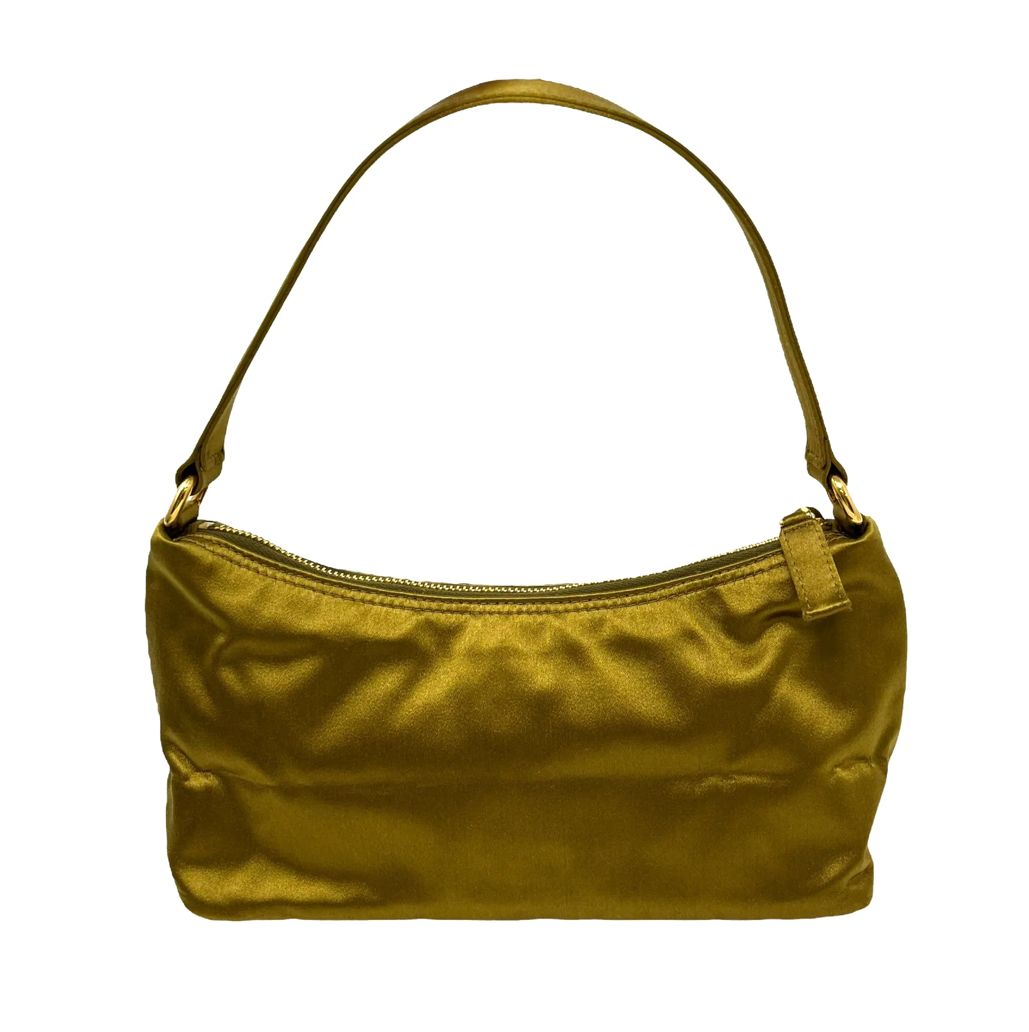 Prada Gold Logo Shoulder Bag - Image 2
