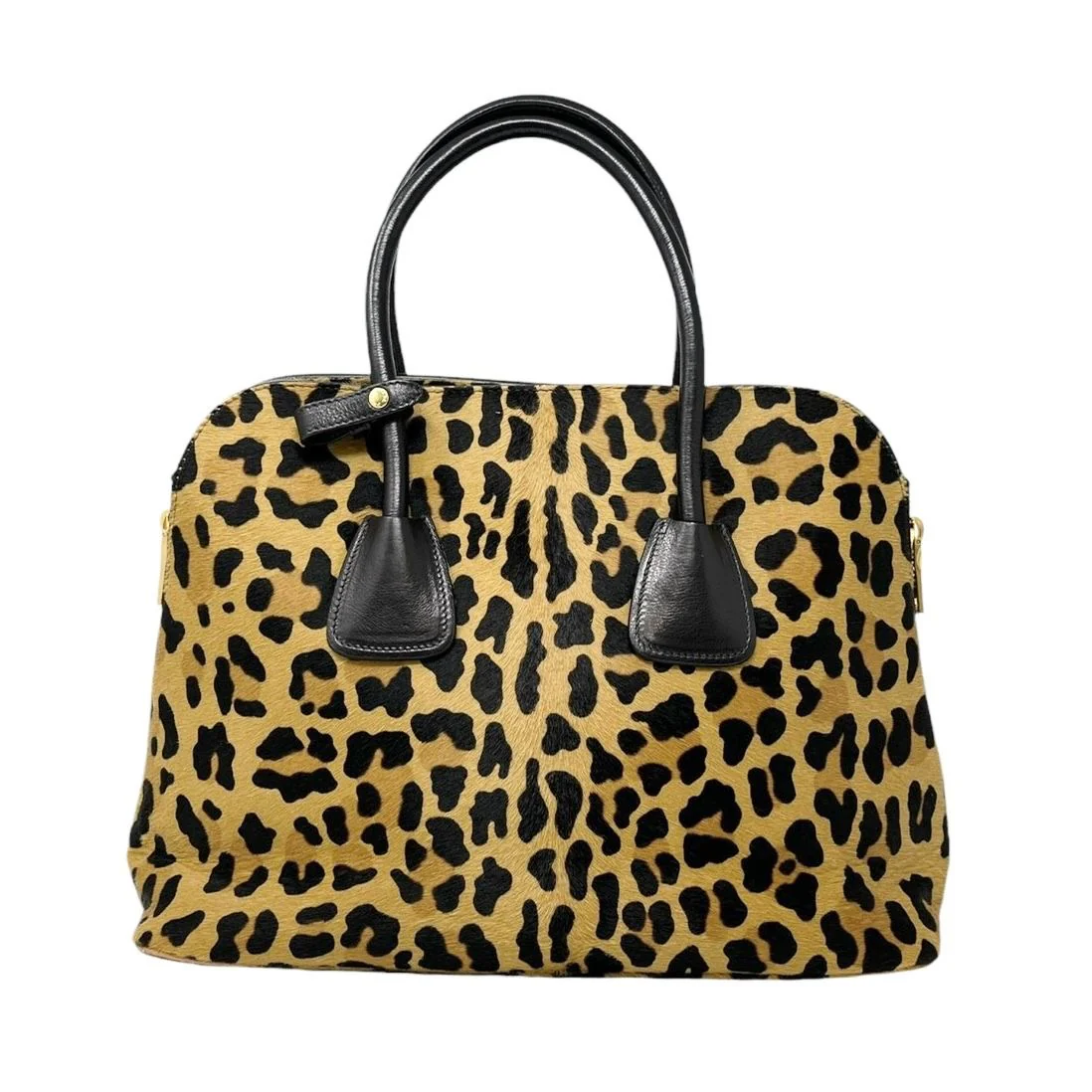 Prada Large Cheetah Print Top Handle Bag - Image 3