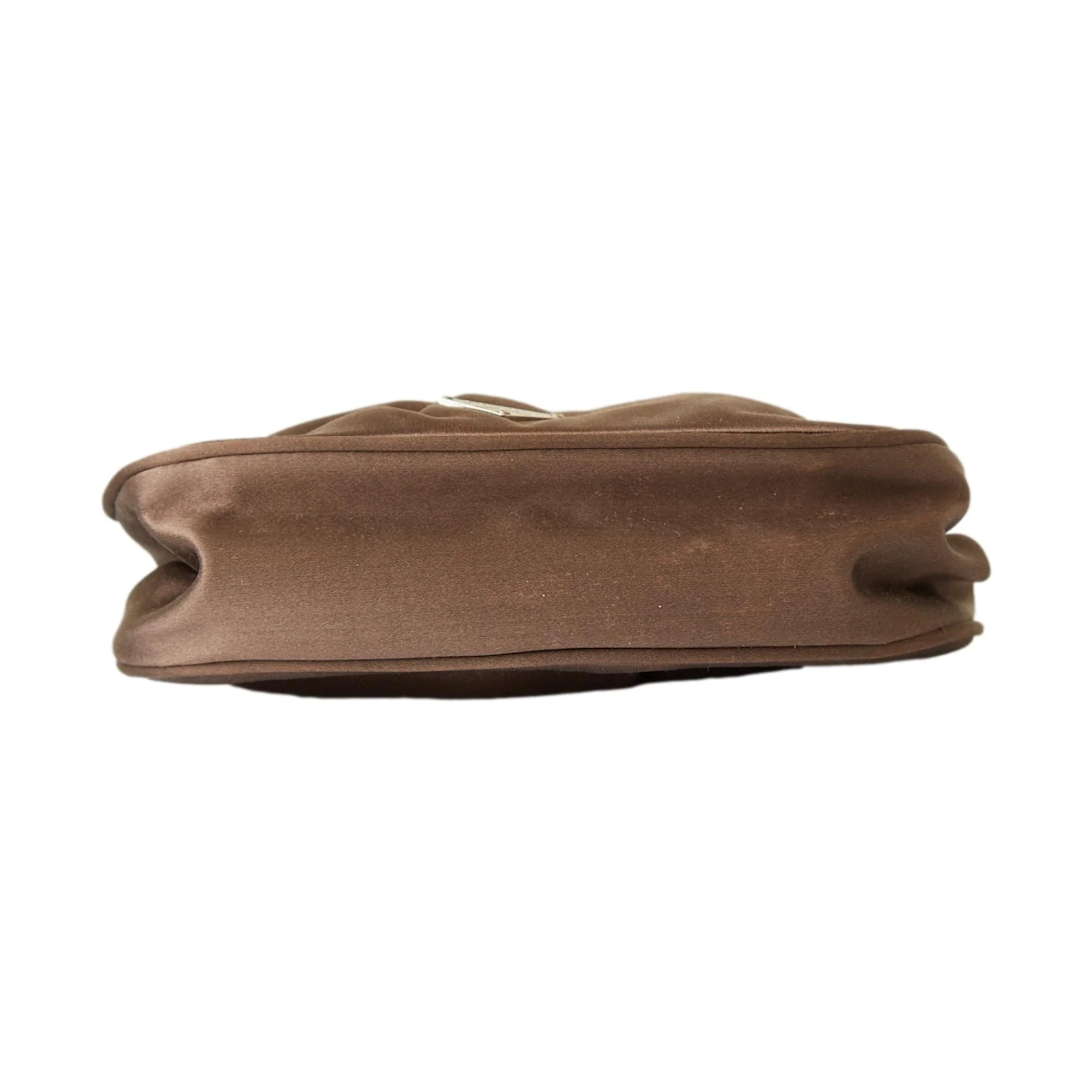 Prada Mini Bronze Satin Kisslock Bag - Image 3