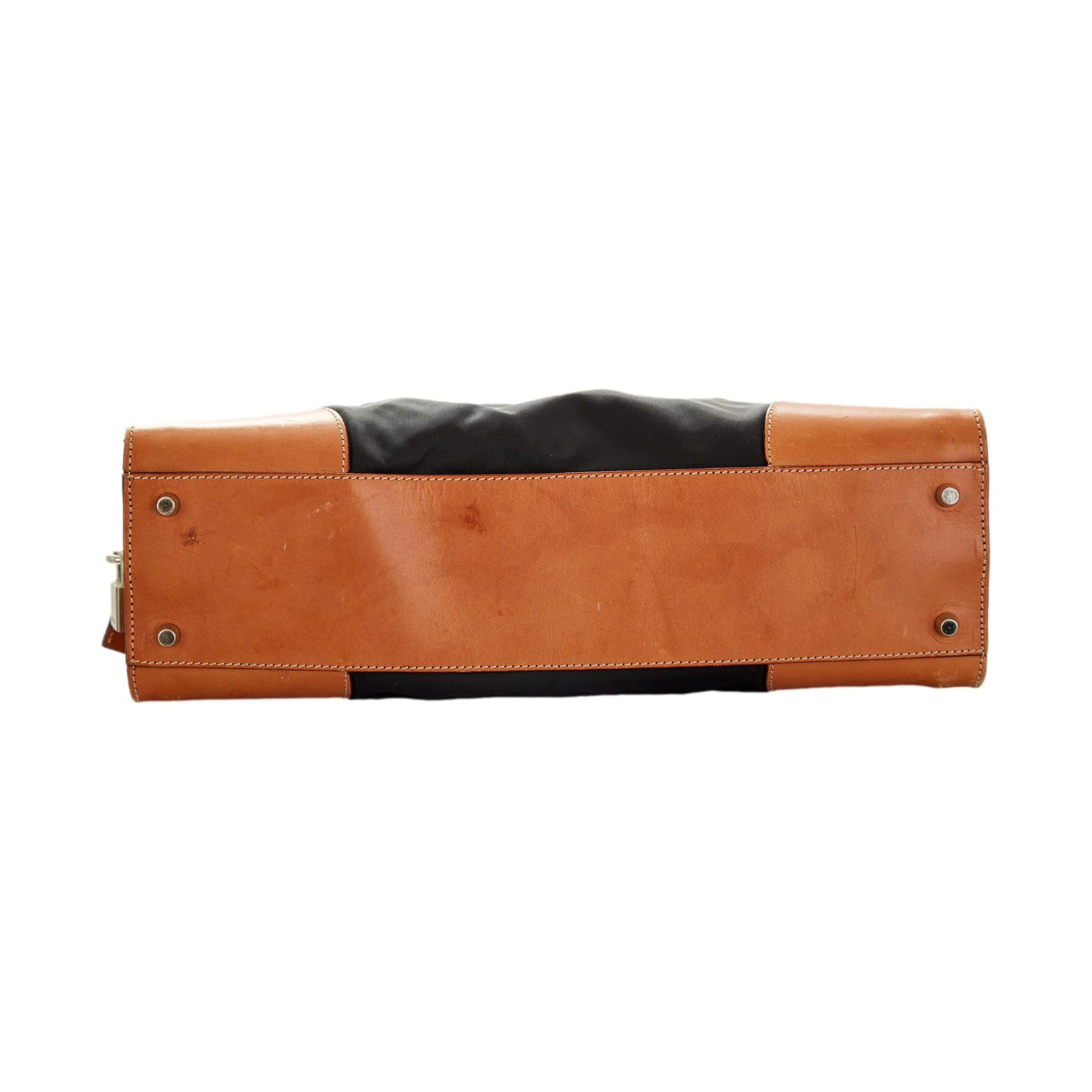 Prada Mixed Media Nylon Shoulder Bag - Image 3
