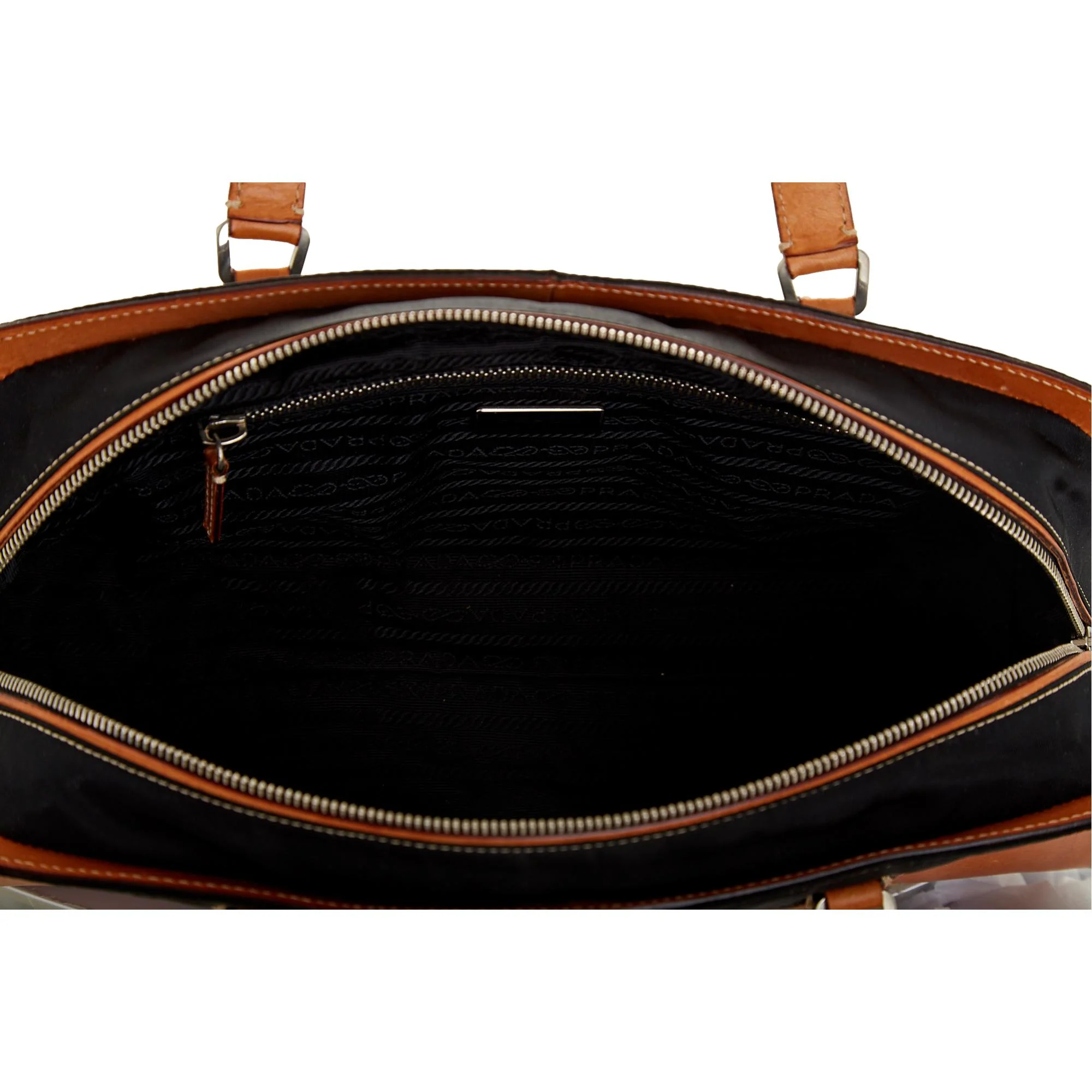 Prada Mixed Media Nylon Shoulder Bag - Image 5