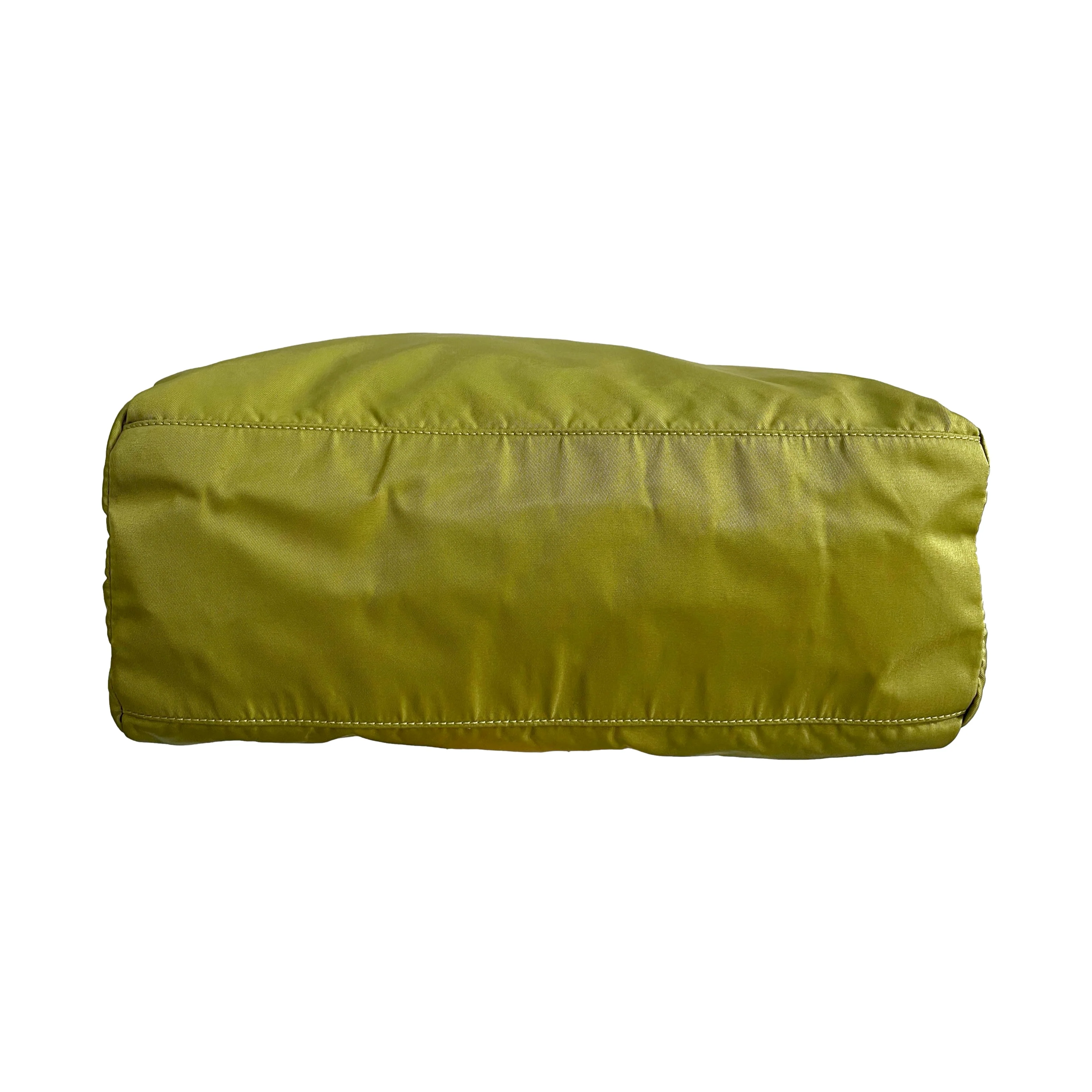 Prada Lime Green Nylon Top Handle - Image 2
