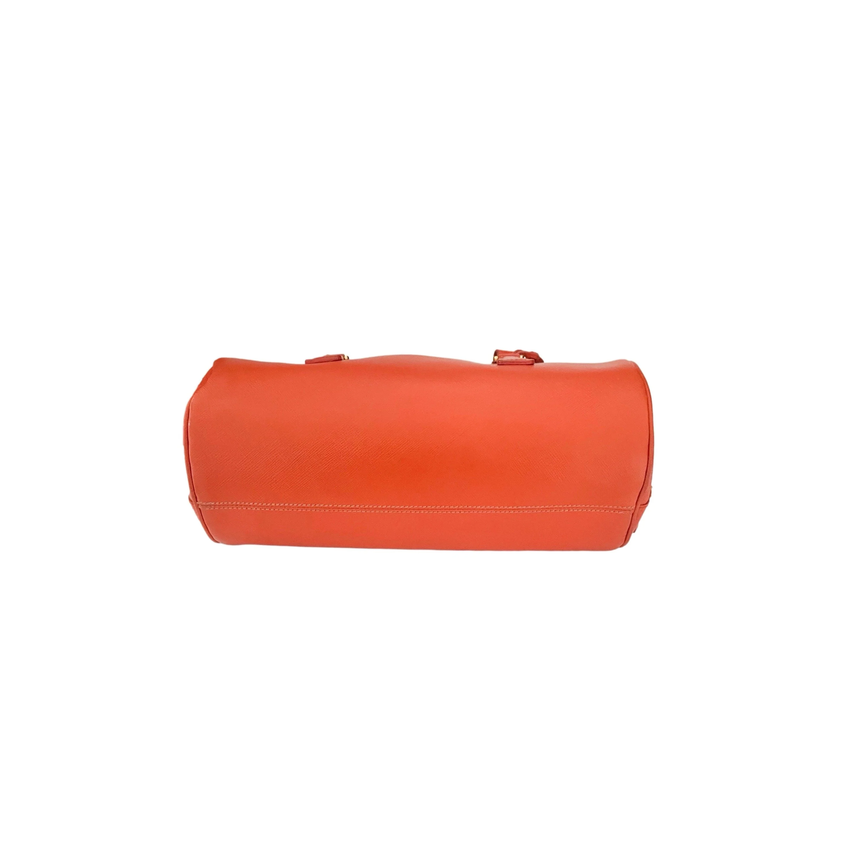 Prada Orange Barrel Shoulder Bag - Image 3