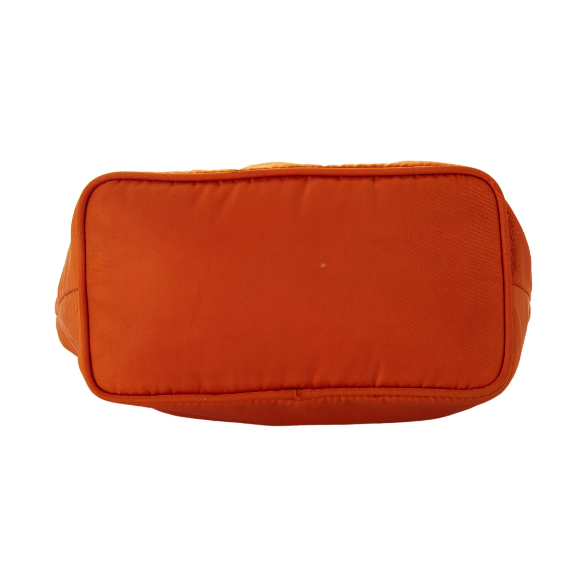 Prada Orange Nylon Shoulder Bag - Image 3