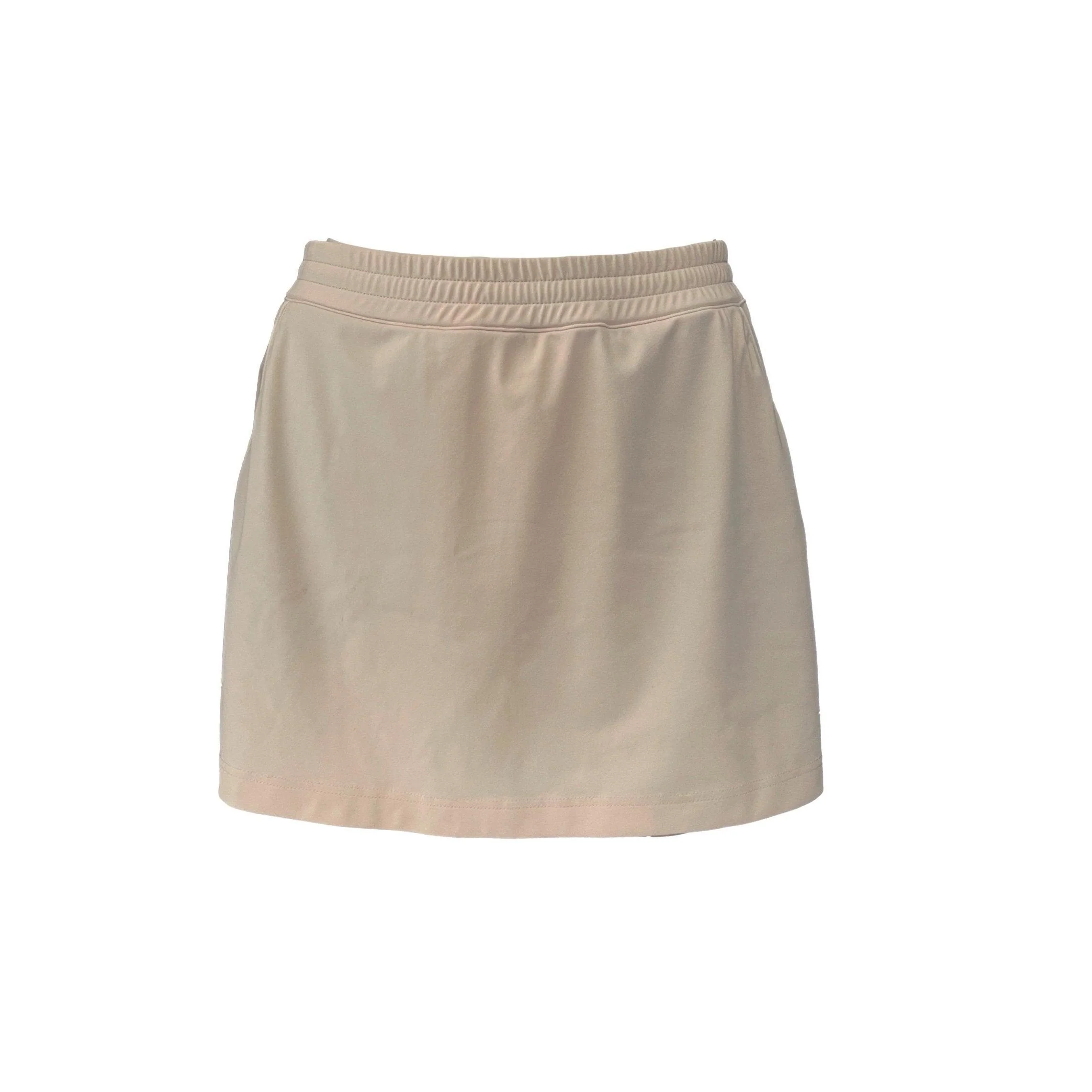 Prada Pale Pink Logo Stretch Waistband Skirt