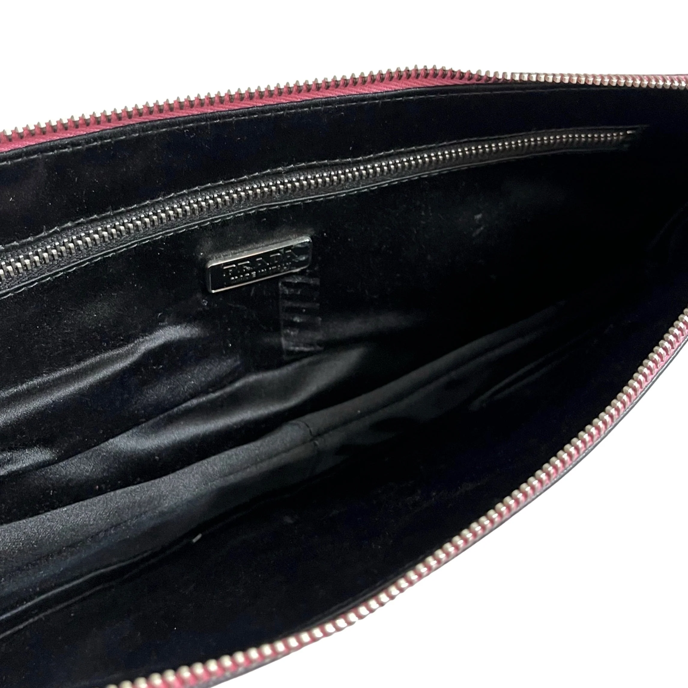Prada Pink Crocodile Long Clutch - Image 3